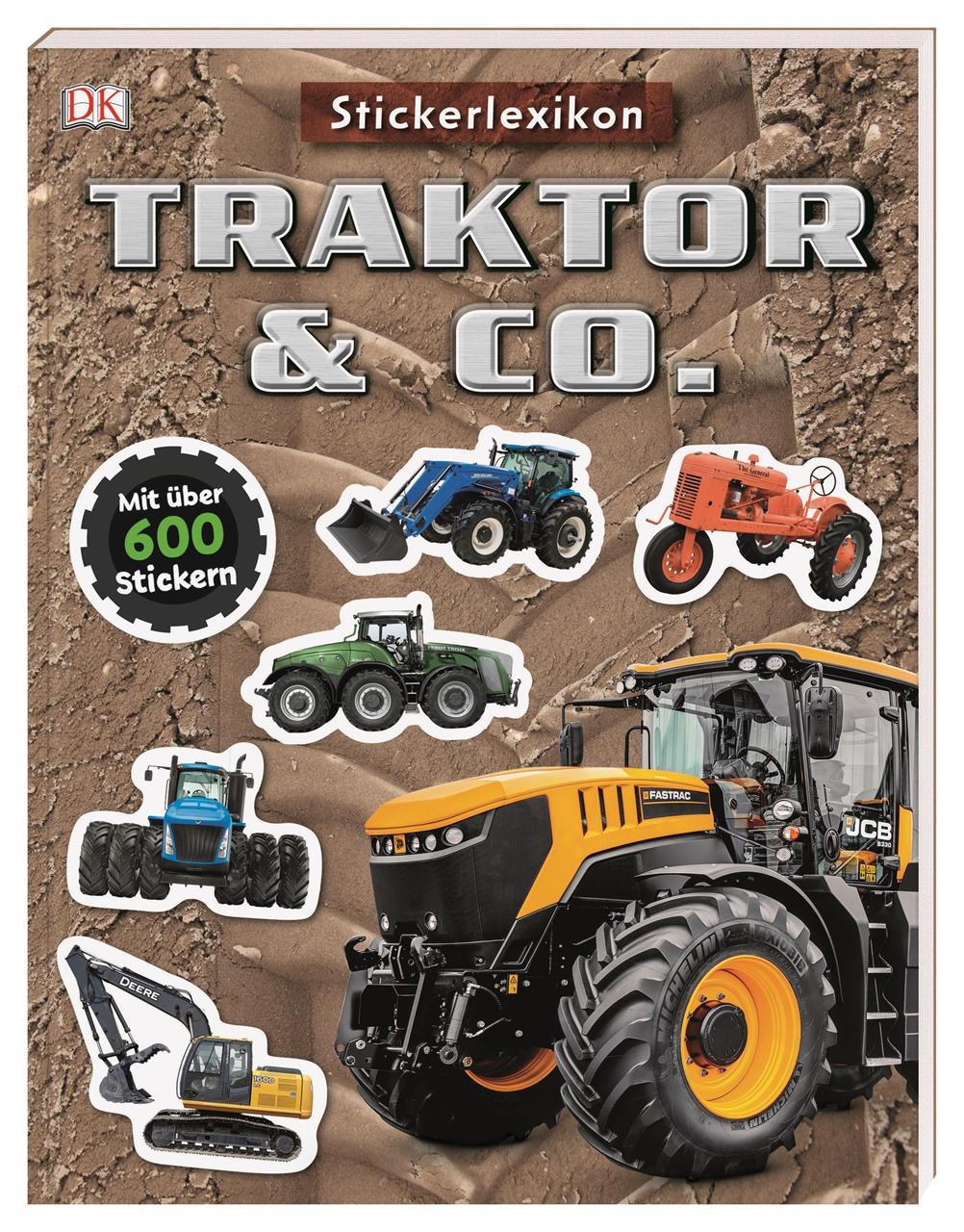 Vorderes Coverbild Sticker-Lexikon. Traktor & Co.