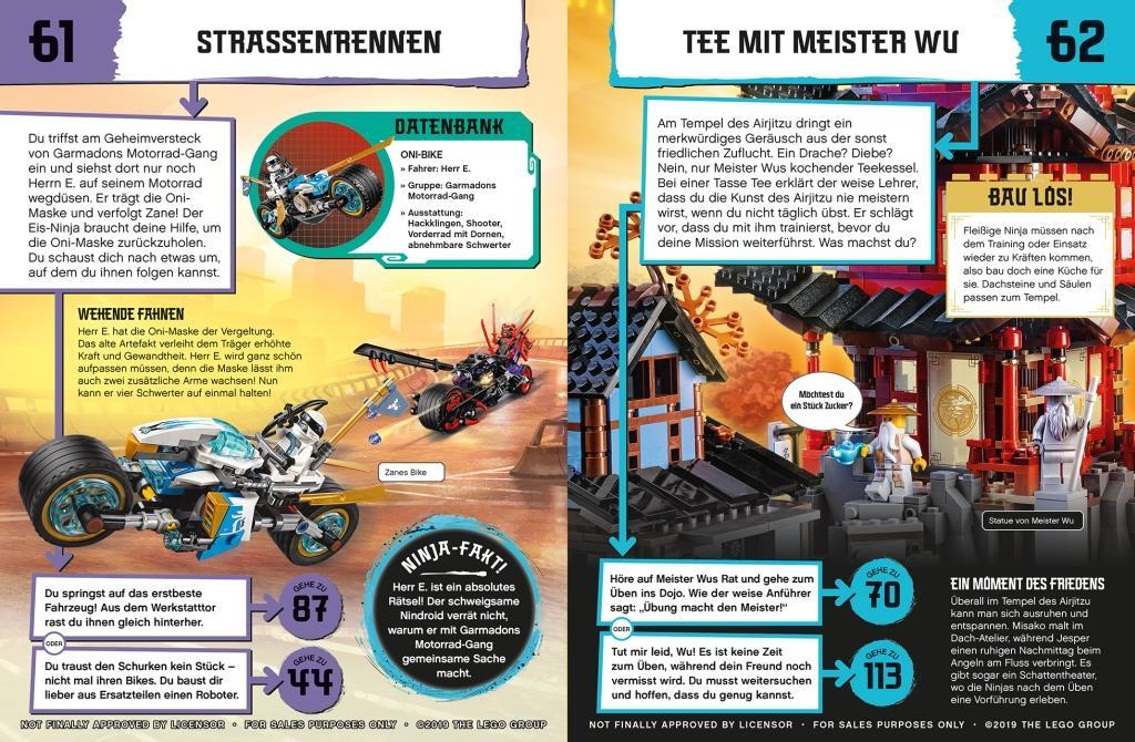 Beispielinhalt (Bild) LEGO® NINJAGO®  Rette die Welt