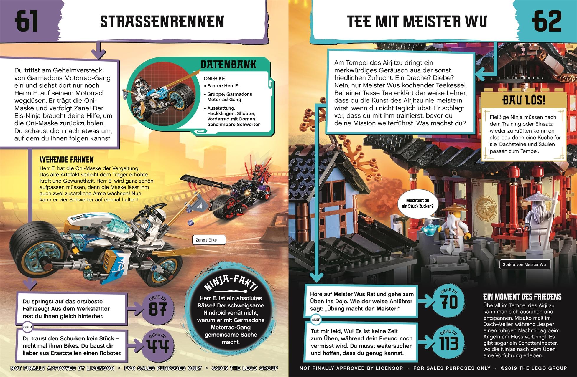 Beispielinhalt (Bild) LEGO® NINJAGO®  Rette die Welt
