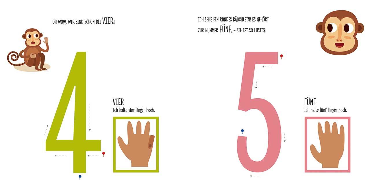 Beispielinhalt (Bild) Mein erstes Zahlenbuch