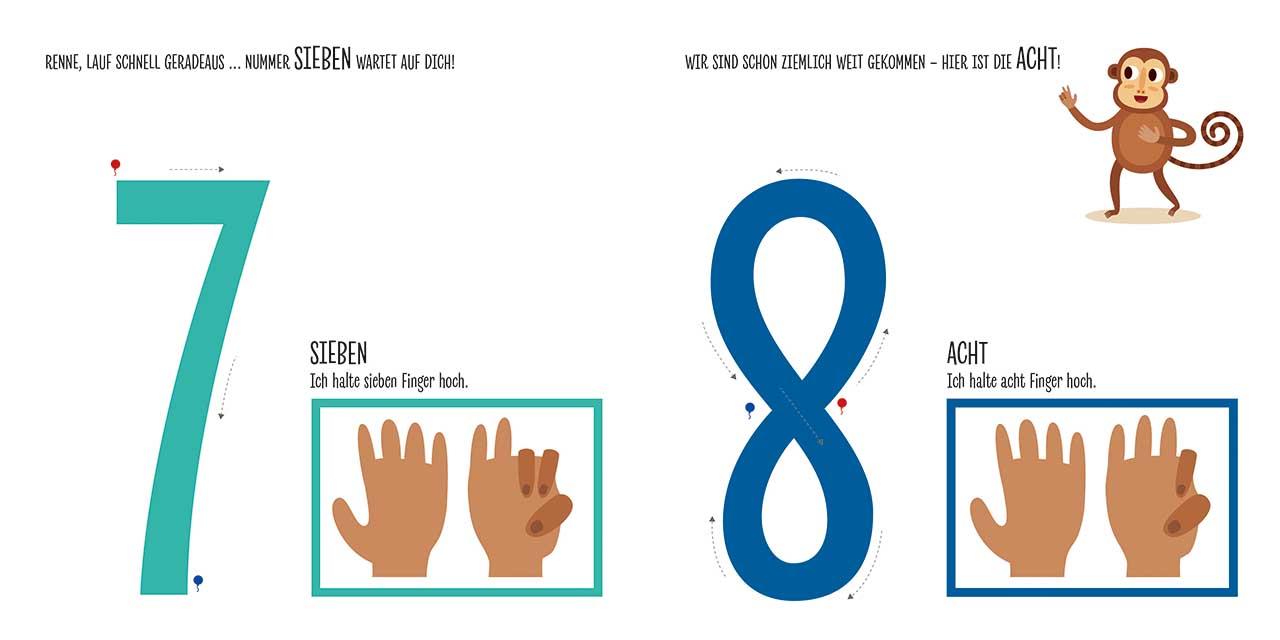 Beispielinhalt (Bild) Mein erstes Zahlenbuch