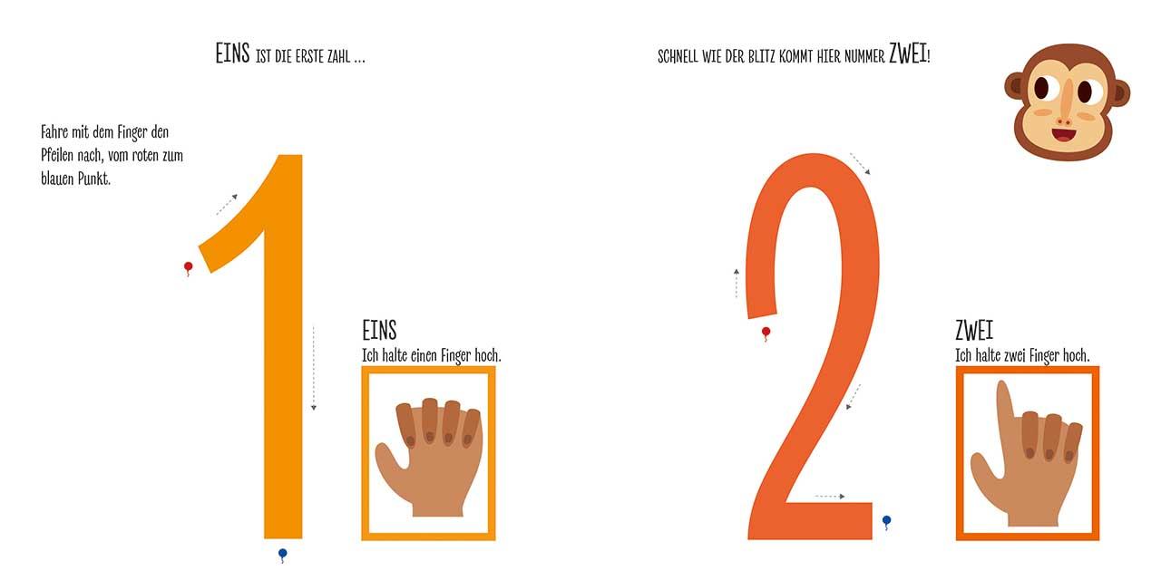 Beispielinhalt (Bild) Mein erstes Zahlenbuch