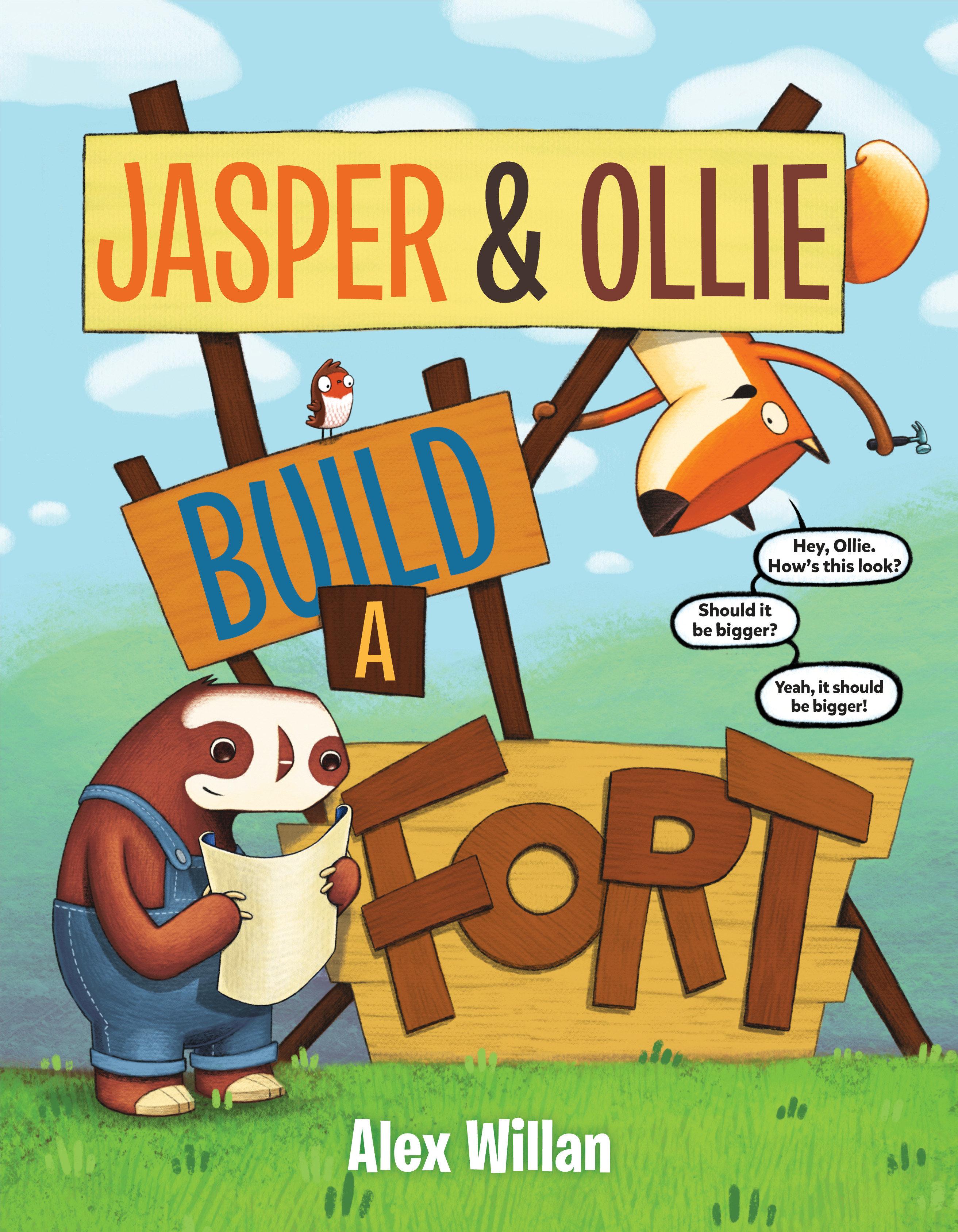 Vorderes Coverbild Jasper & Ollie Build a Fort