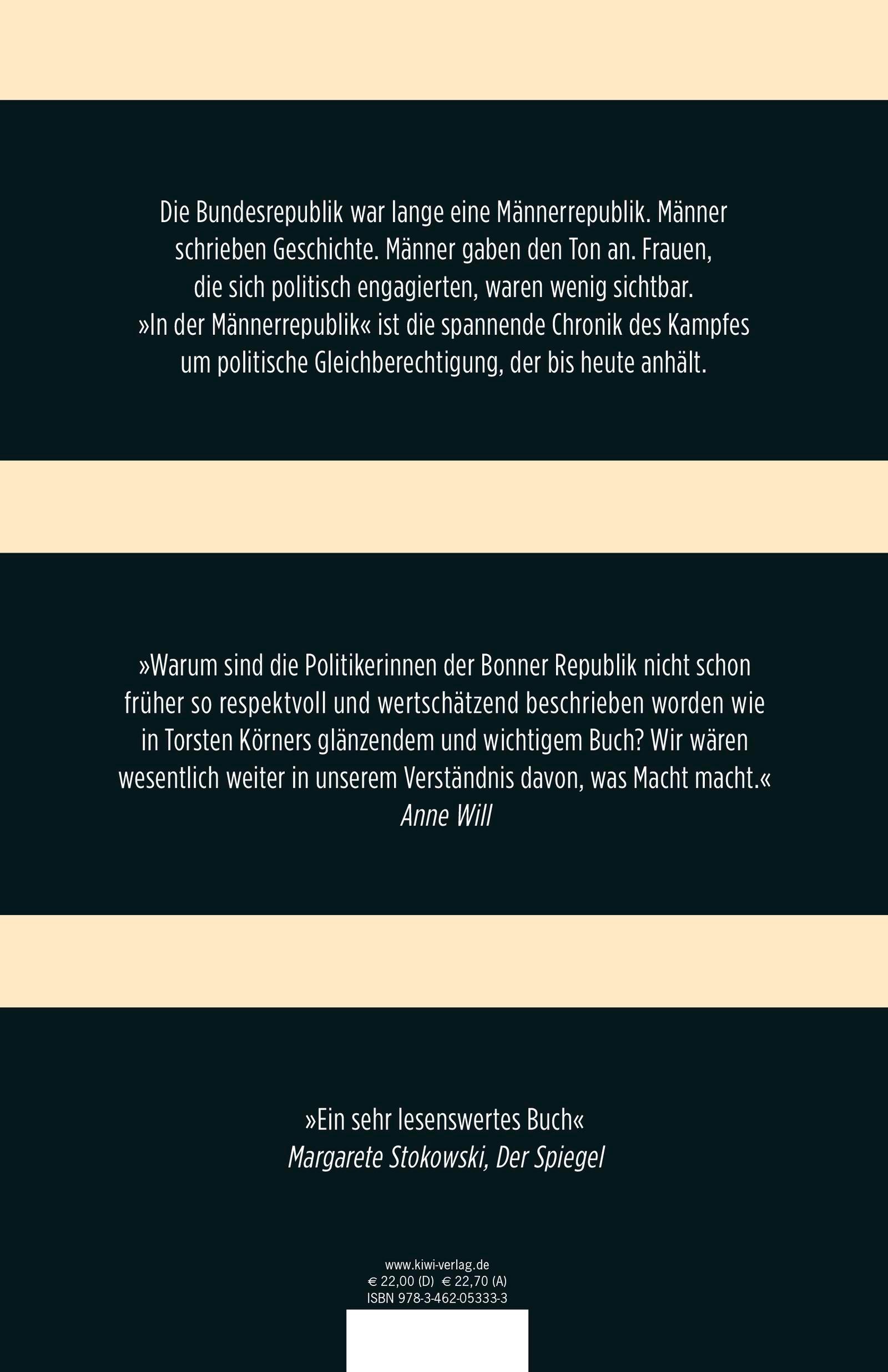 Rückseitencover In der Männer-Republik