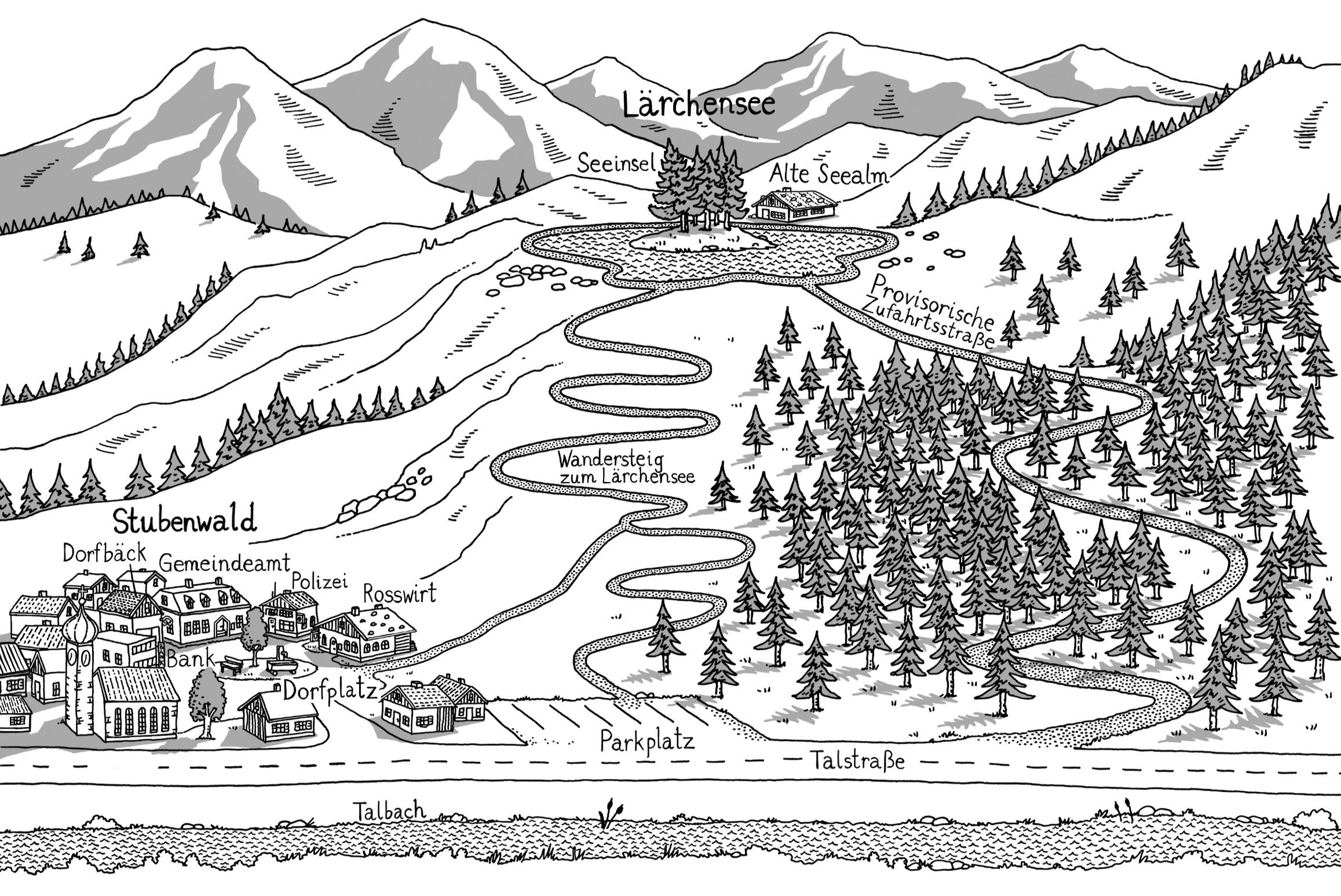 Beispielinhalt (Bild) Die Toten vom Lärchensee