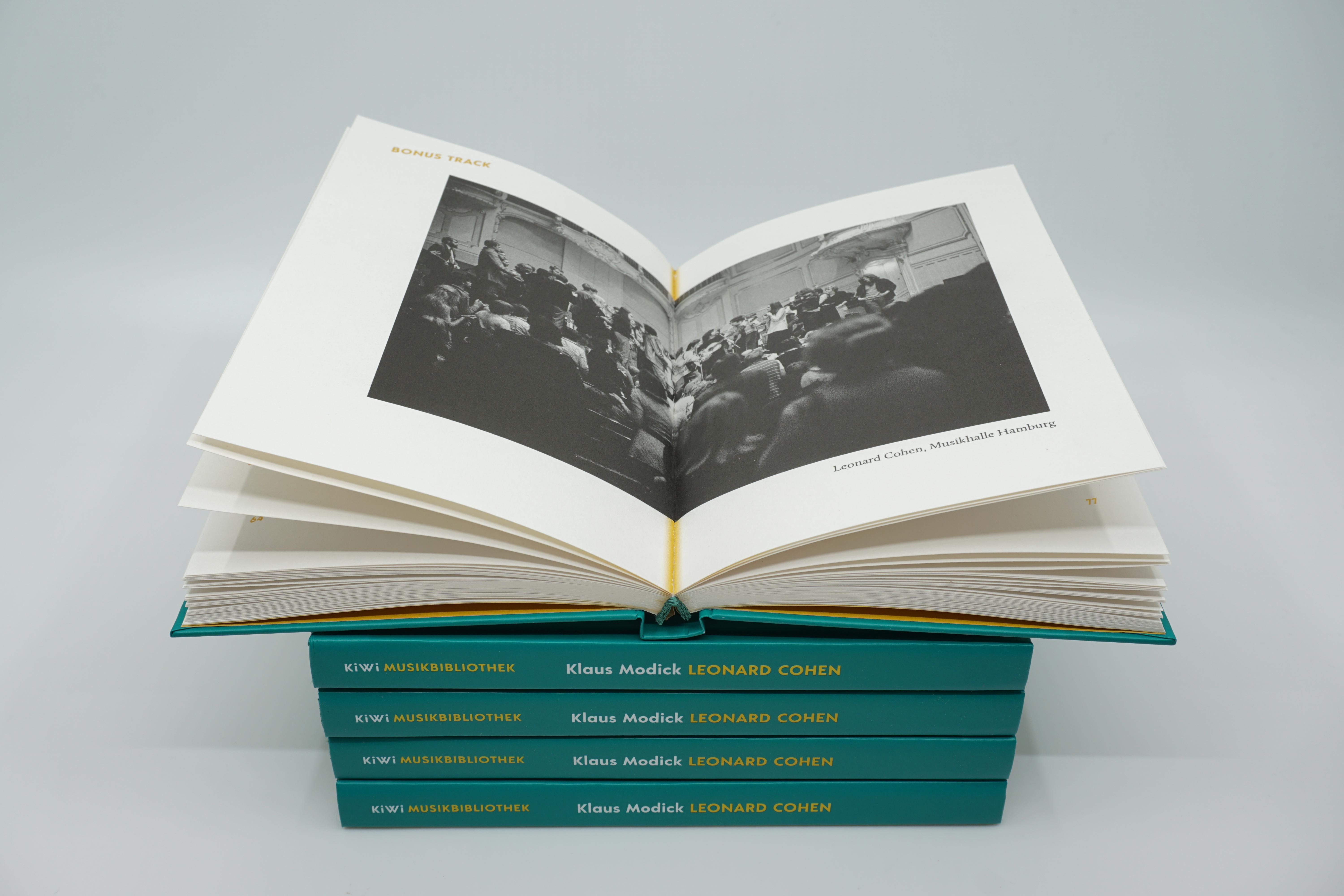 Beispielinhalt (Bild) Klaus Modick über Leonard Cohen