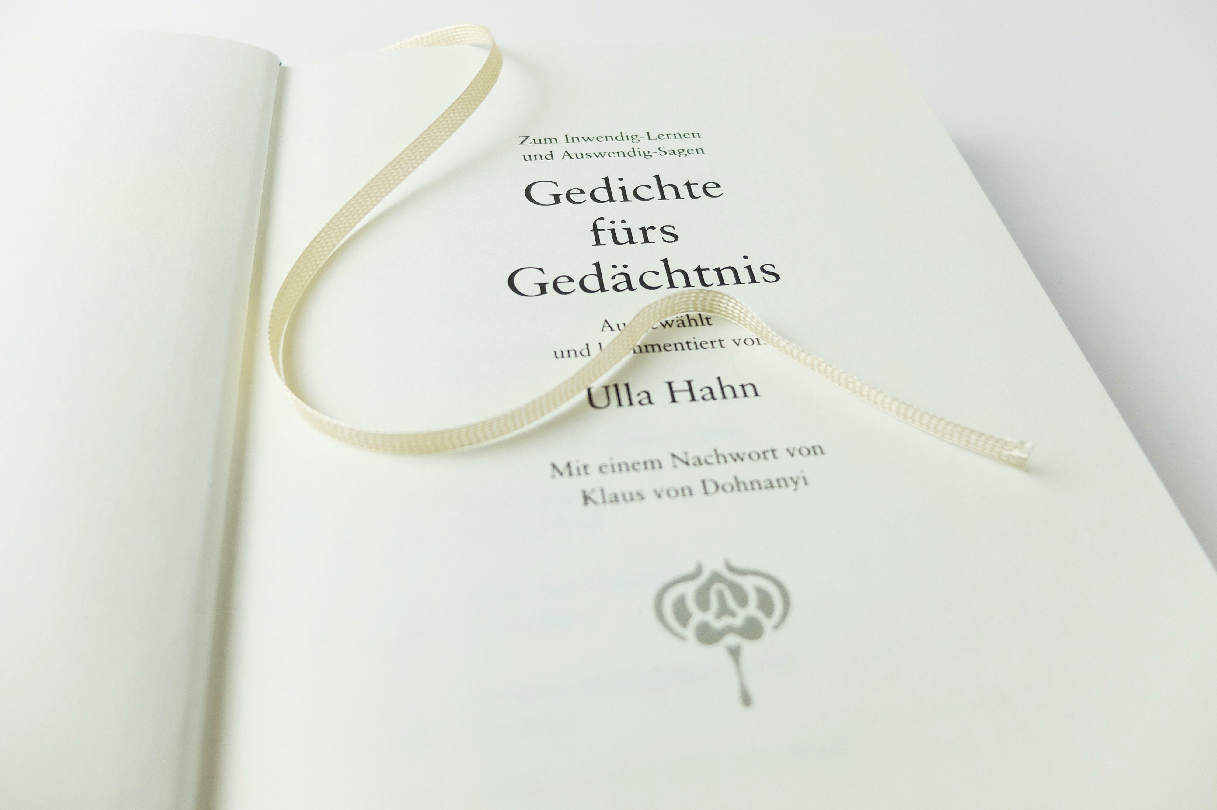 Beispielinhalt (Bild) Gedichte fürs Gedächtnis