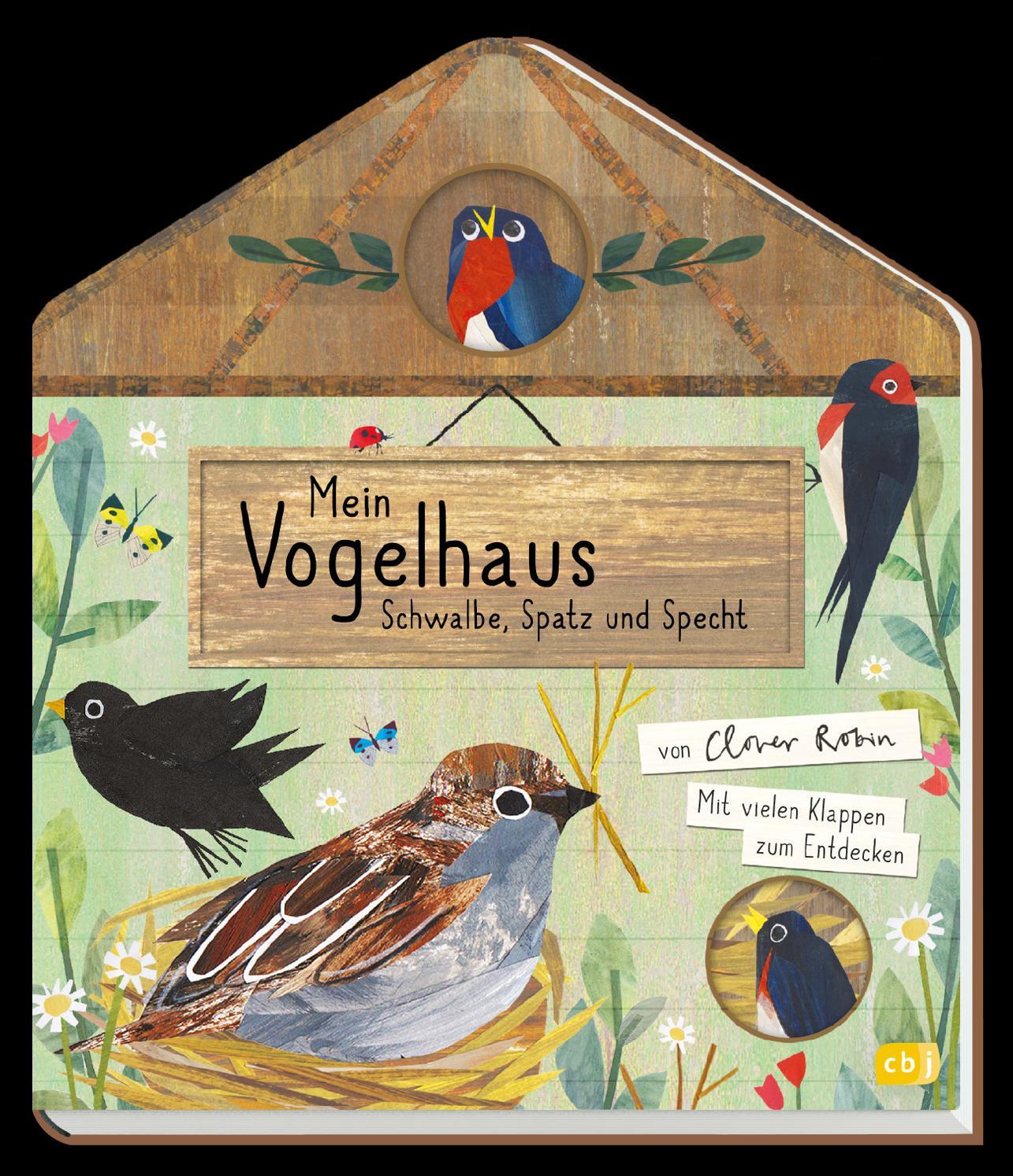 Beispielinhalt (Bild) Mein Vogelhaus - Schwalbe, Spatz und Specht