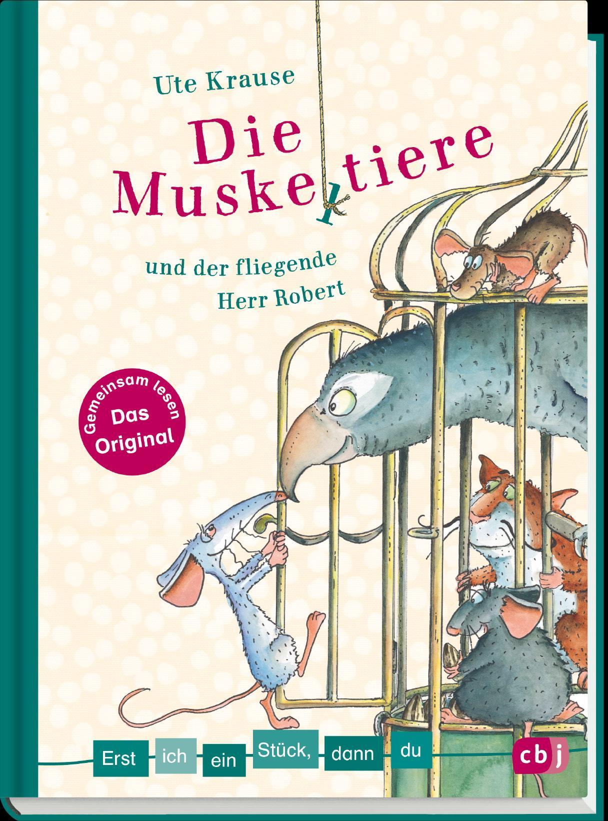 Beispielinhalt (Bild) Erst ich ein Stück, dann du - Die Muskeltiere und der fliegende Herr Robert