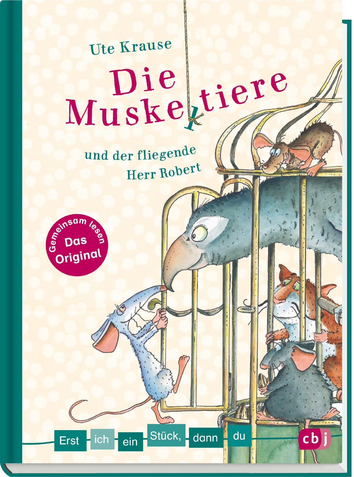 Beispielinhalt (Bild) Erst ich ein Stück, dann du - Die Muskeltiere und der fliegende Herr Robert