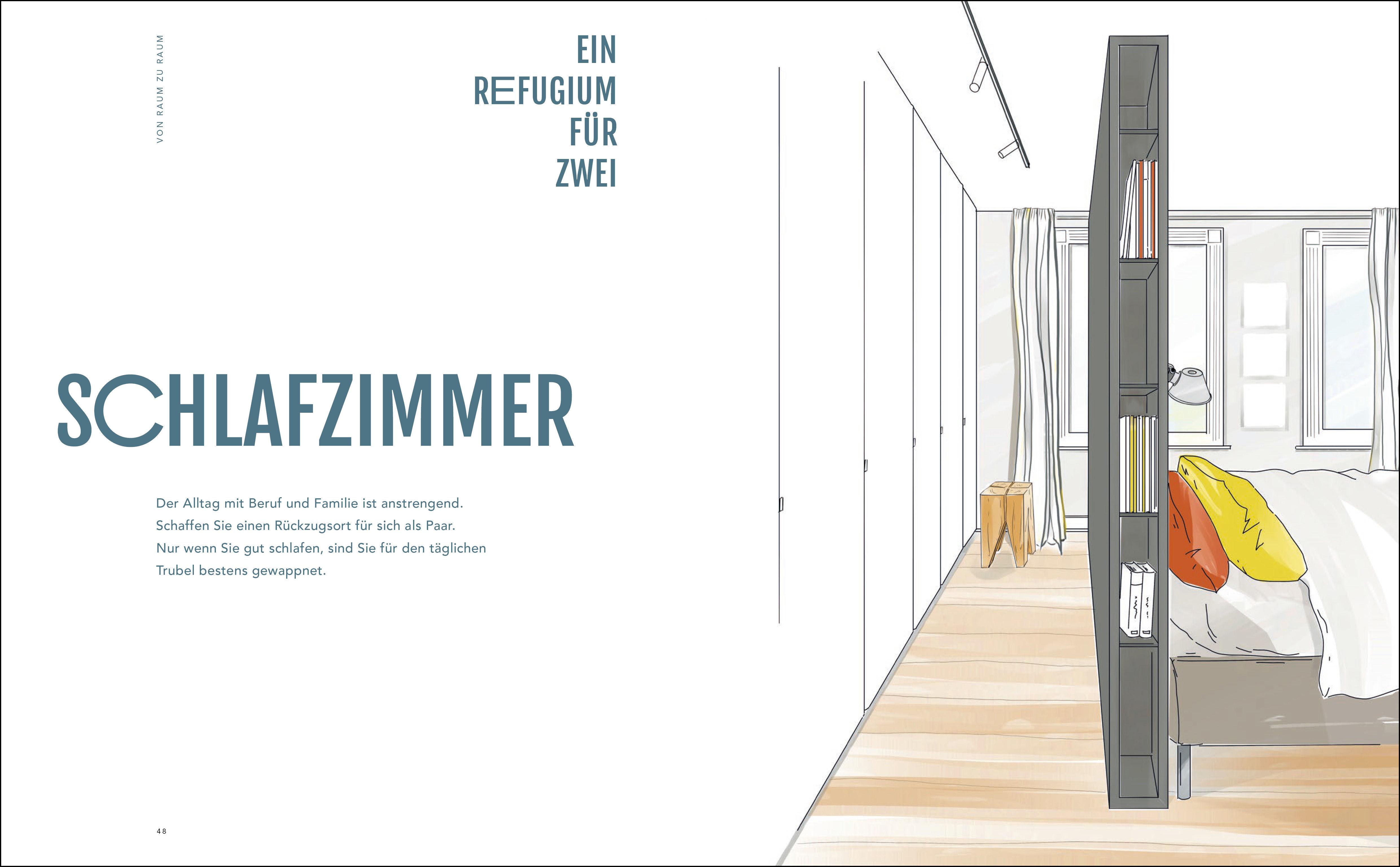Beispielinhalt (Bild) Aus 4 Zimmern mach 6 Räume