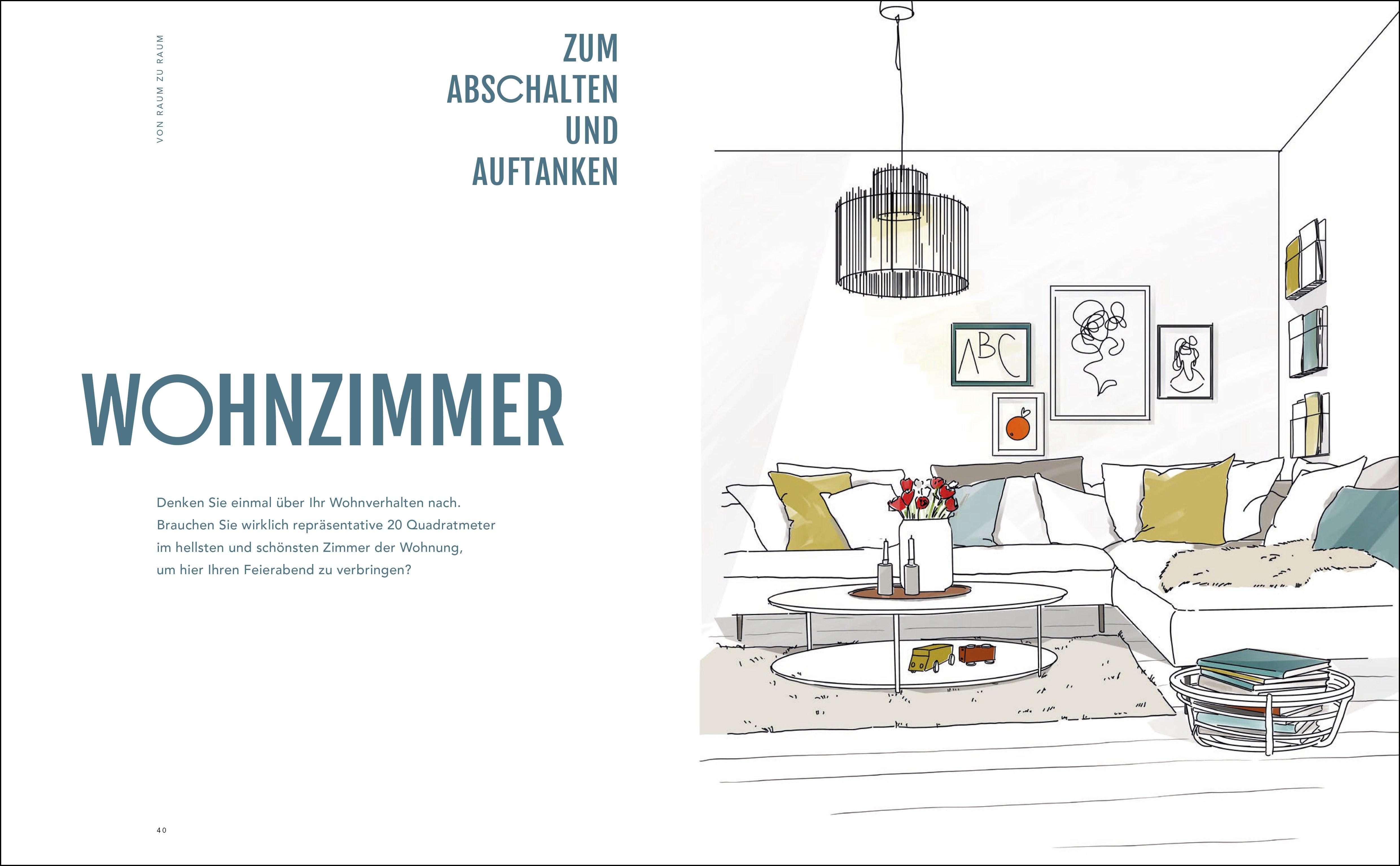 Beispielinhalt (Bild) Aus 4 Zimmern mach 6 Räume