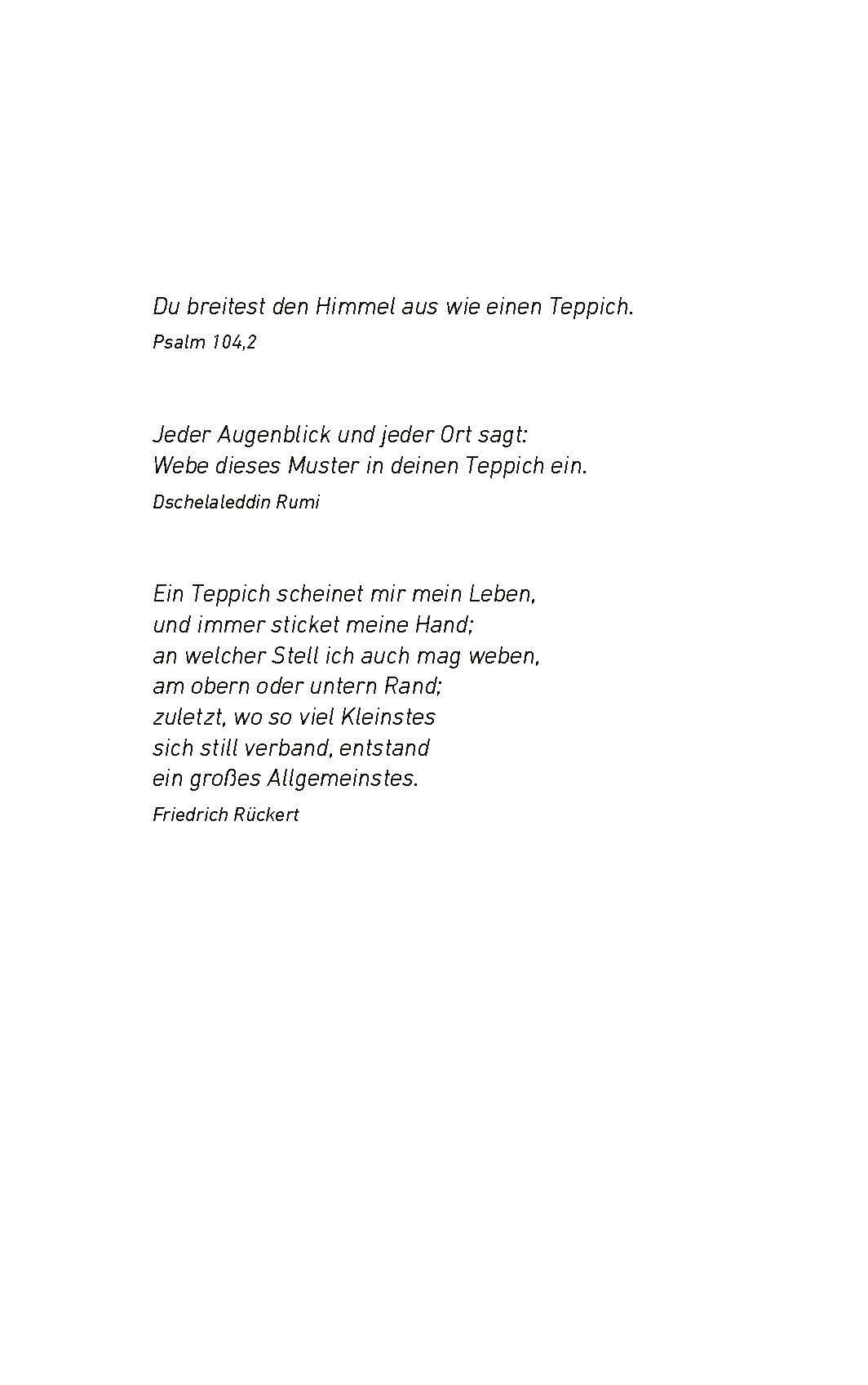 Beispielinhalt (Bild) Mein fliegender Teppich des Geistes