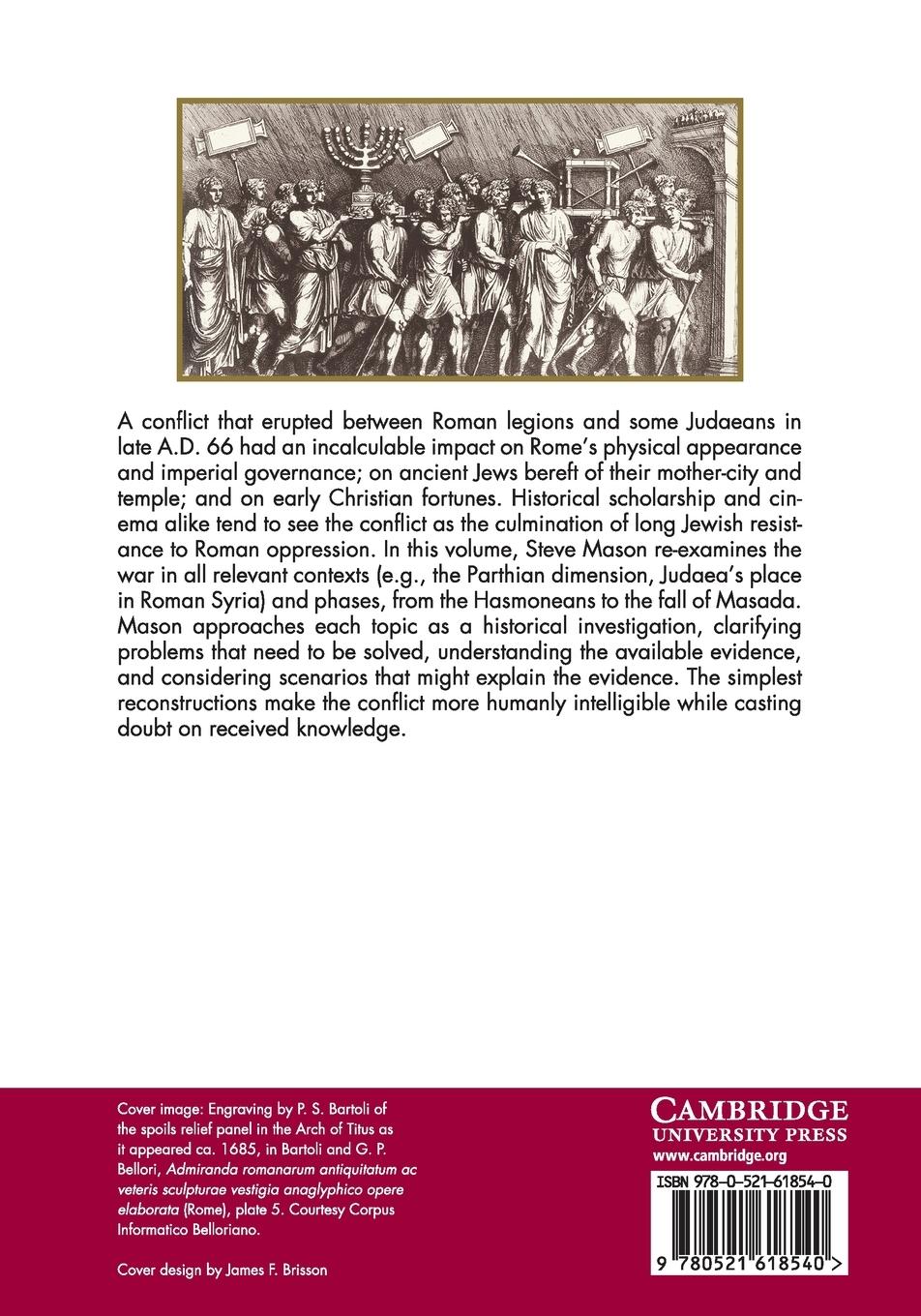 Rückseitencover A History of the Jewish War