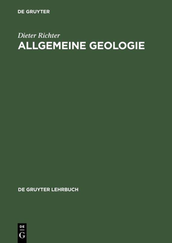 Vorderes Coverbild Allgemeine Geologie