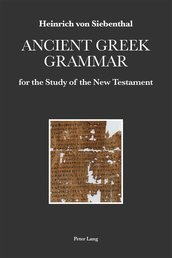 Vorderes Coverbild Ancient Greek Grammar for the Study of the New Testament