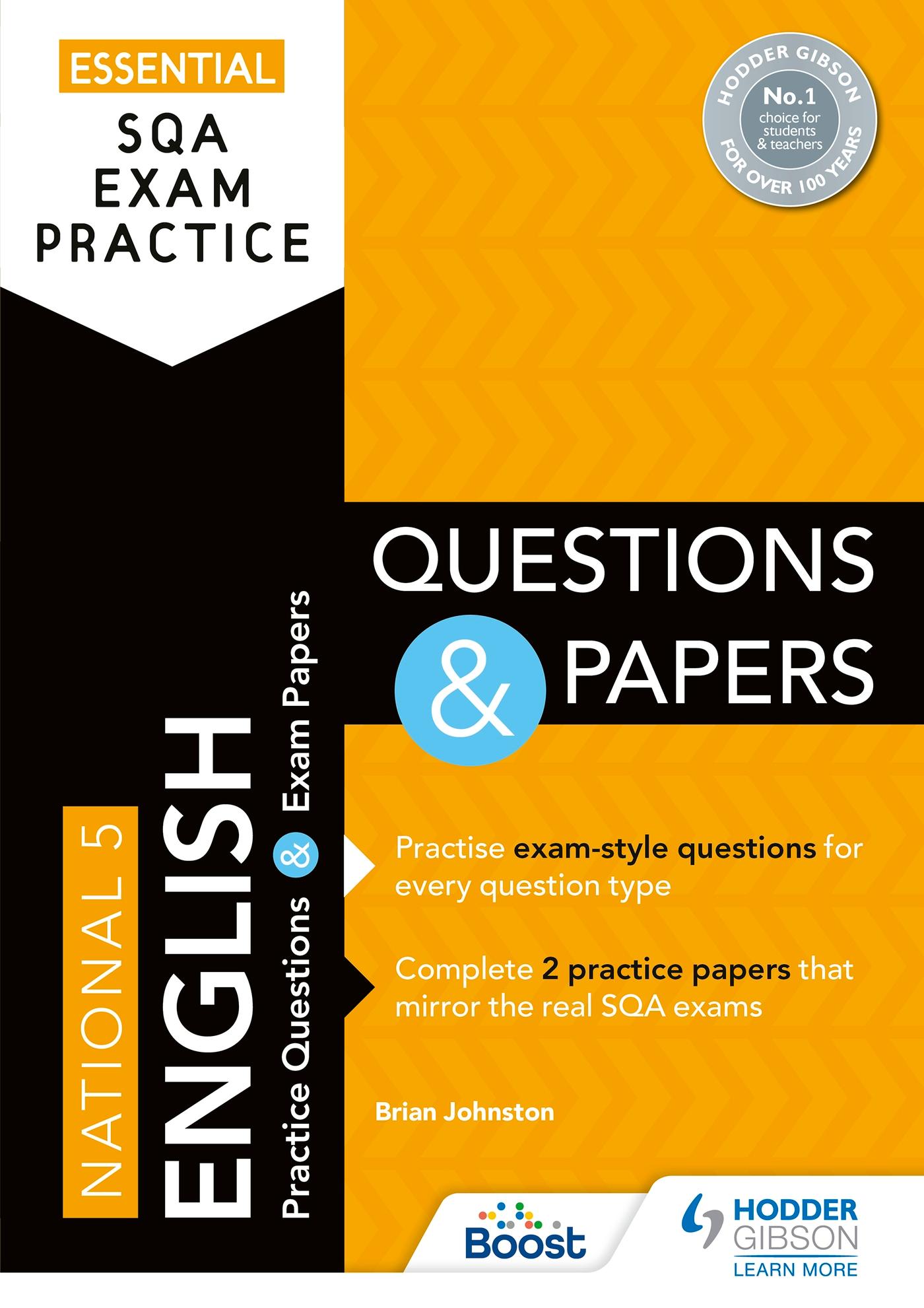 Vorderes Coverbild Essential SQA Exam Practice: National 5 English Questions and Papers