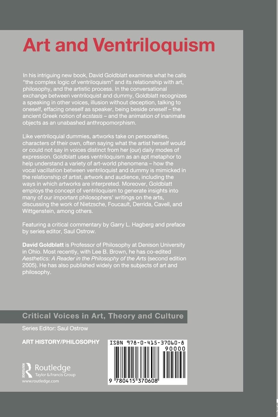 Rückseitencover Art and Ventriloquism