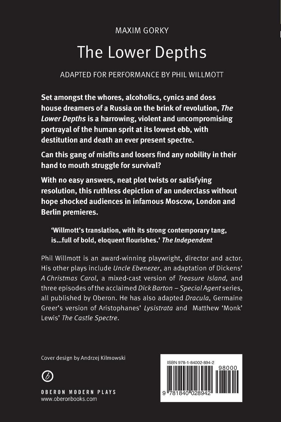 Rückseitencover The Lower Depths