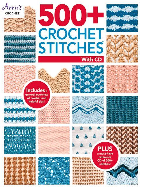 Vorderes Coverbild 500+ Crochet Stitches