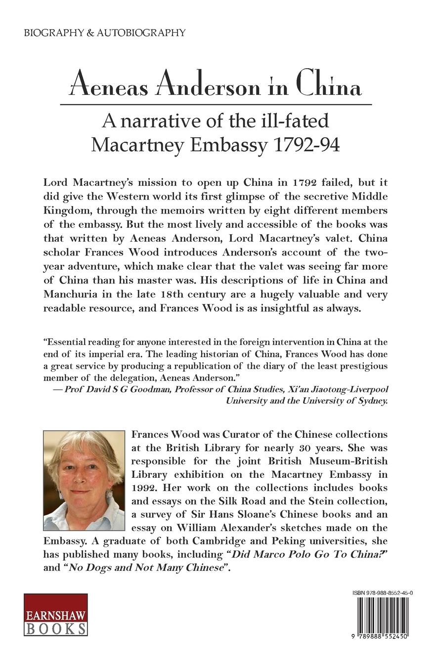 Rückseitencover Aeneas Anderson in China