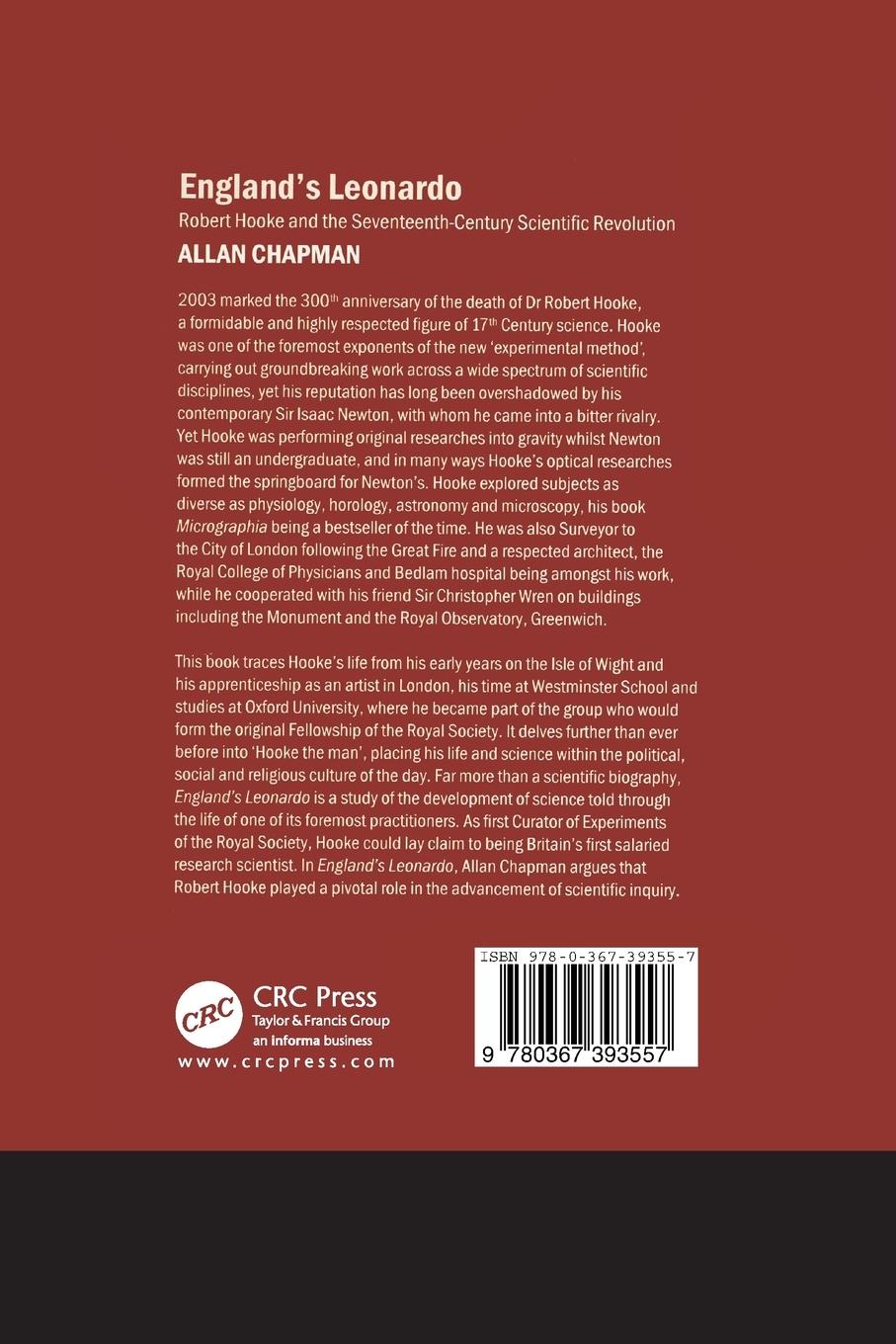 Rückseitencover England's Leonardo