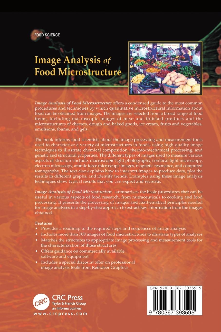 Rückseitencover Image Analysis of Food Microstructure
