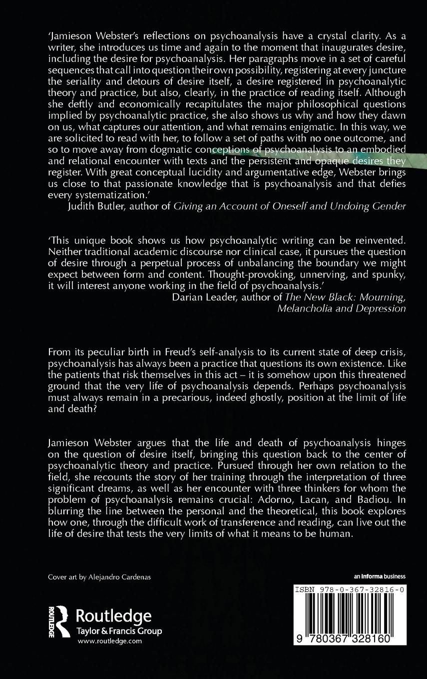 Rückseitencover The Life and Death of Psychoanalysis