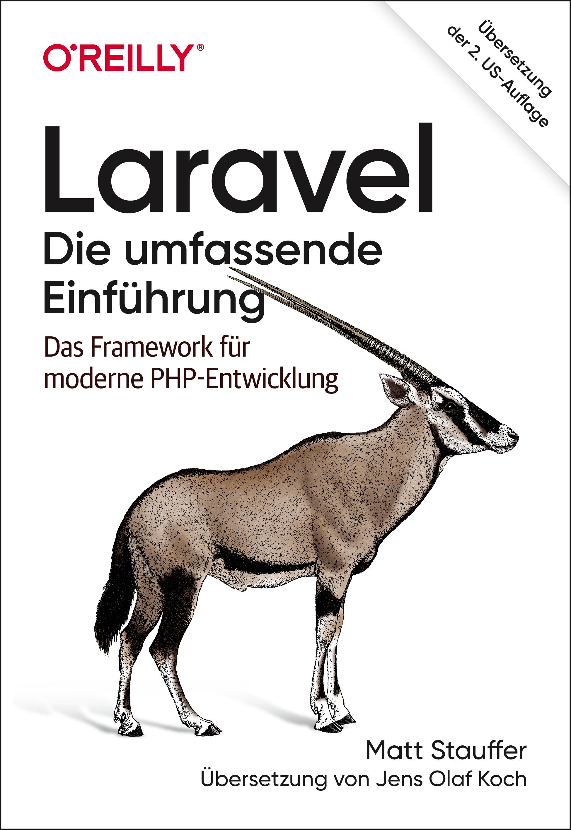 Vorderes Coverbild Laravel - Die umfassende Einführung