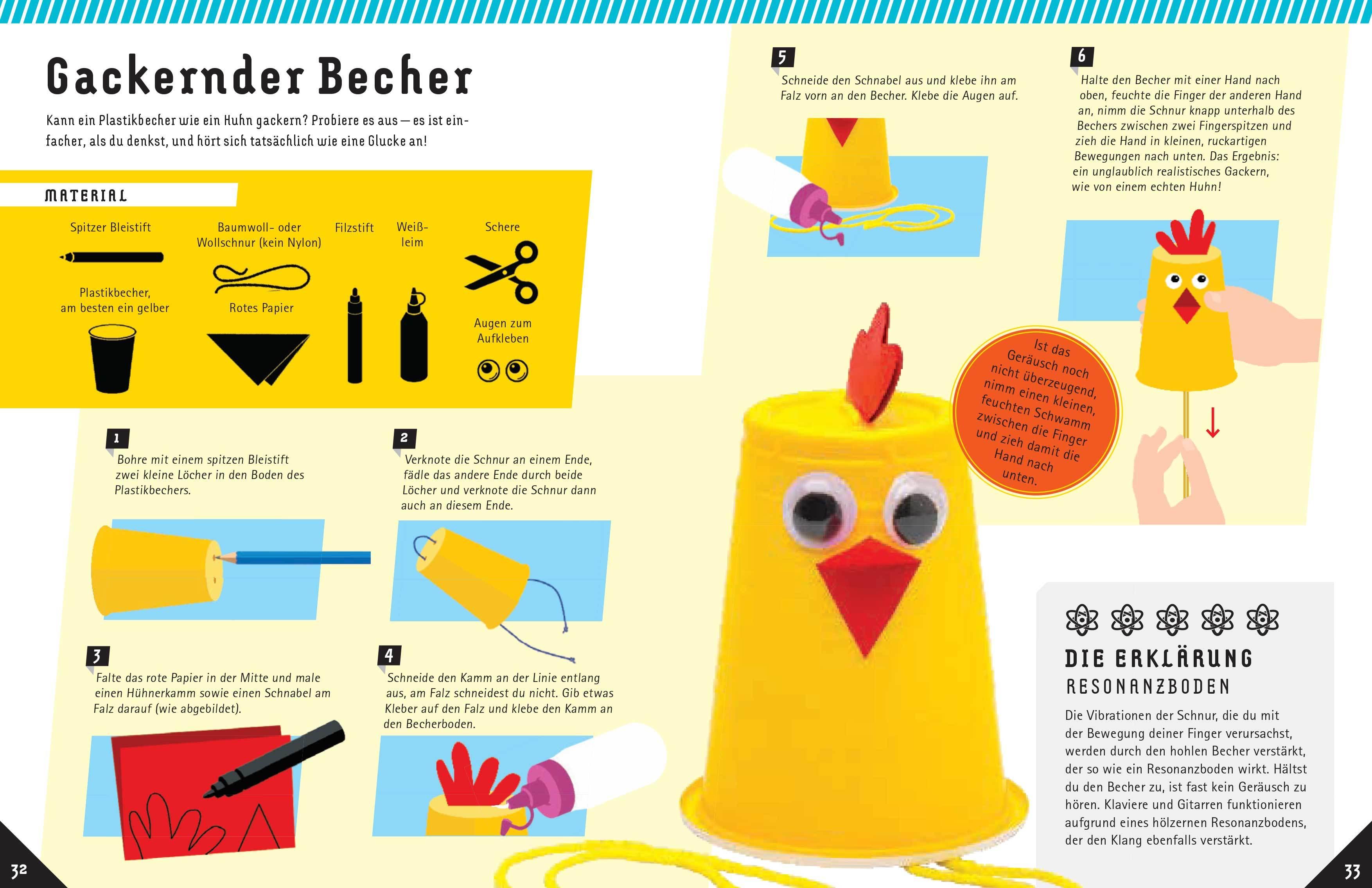 Beispielinhalt (Bild) Coole Science-Experimente