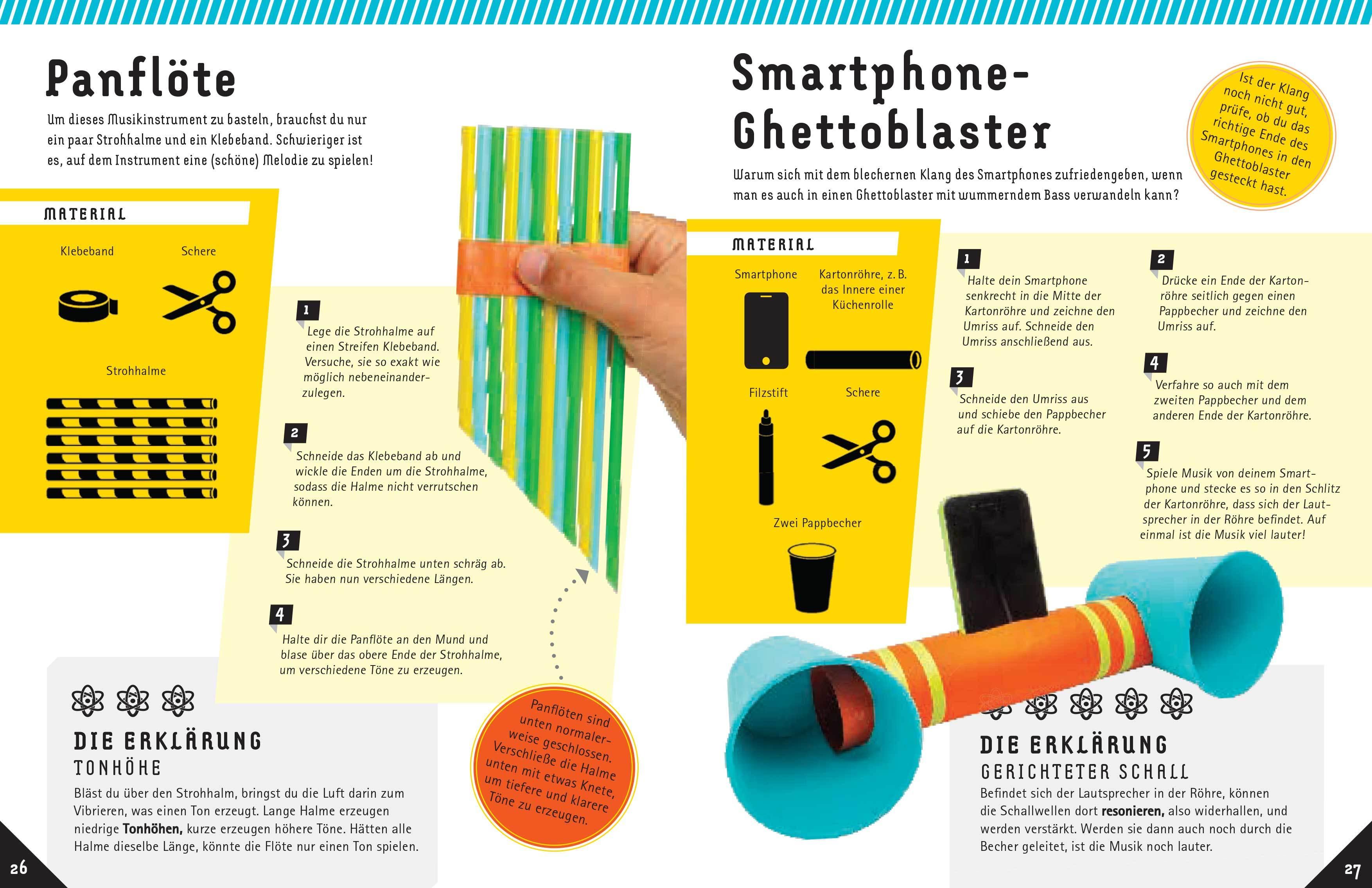 Beispielinhalt (Bild) Coole Science-Experimente