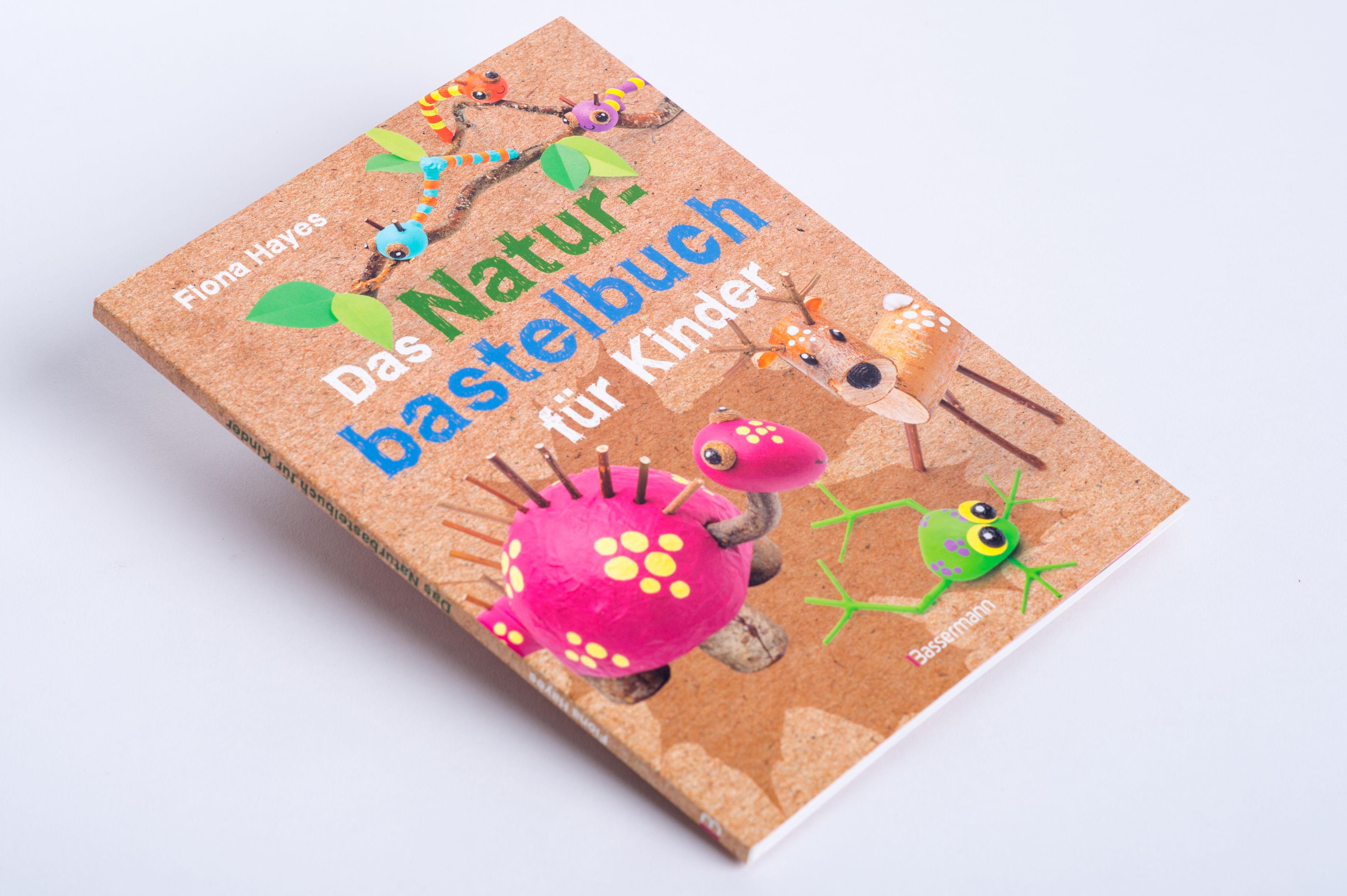 Beispielinhalt (Bild) Das Naturbastelbuch für Kinder. 41 Projekte zum Basteln mit allem, was Wald, Wiese und Strand hergeben