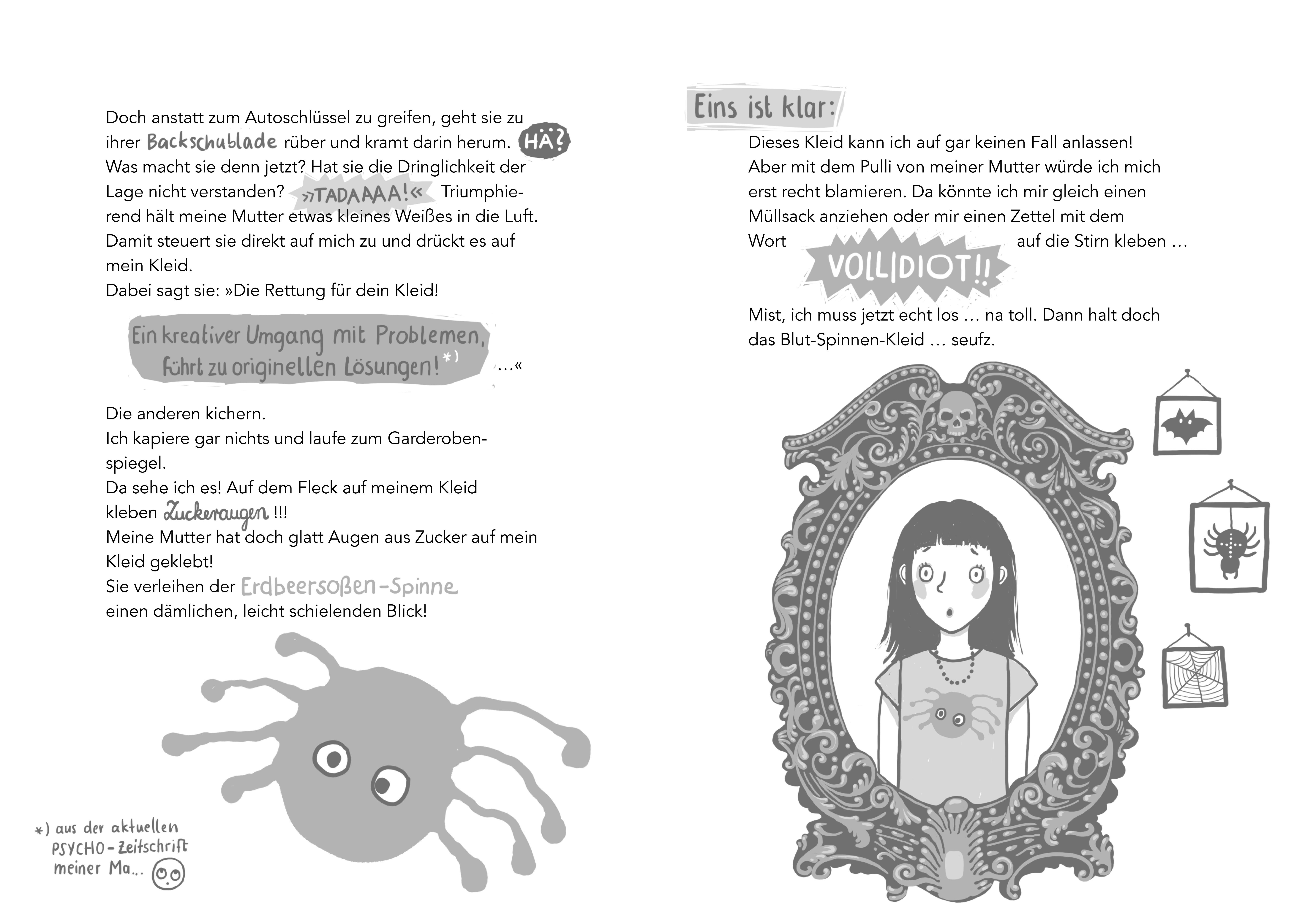 Beispielinhalt (Bild) Unheimlich peinlich - Das Tagebuch der Ruby Black