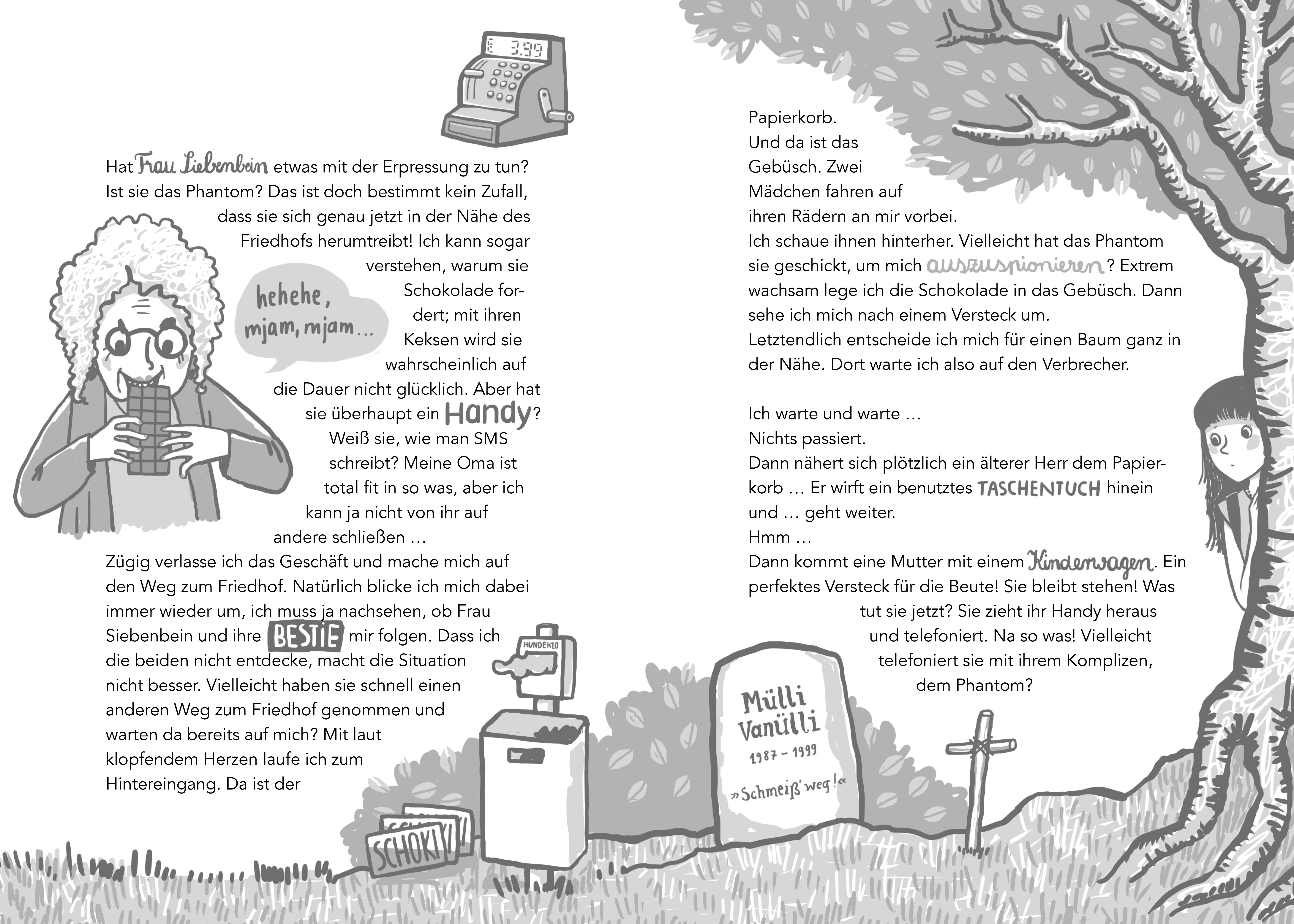 Beispielinhalt (Bild) Unheimlich peinlich - Das Tagebuch der Ruby Black