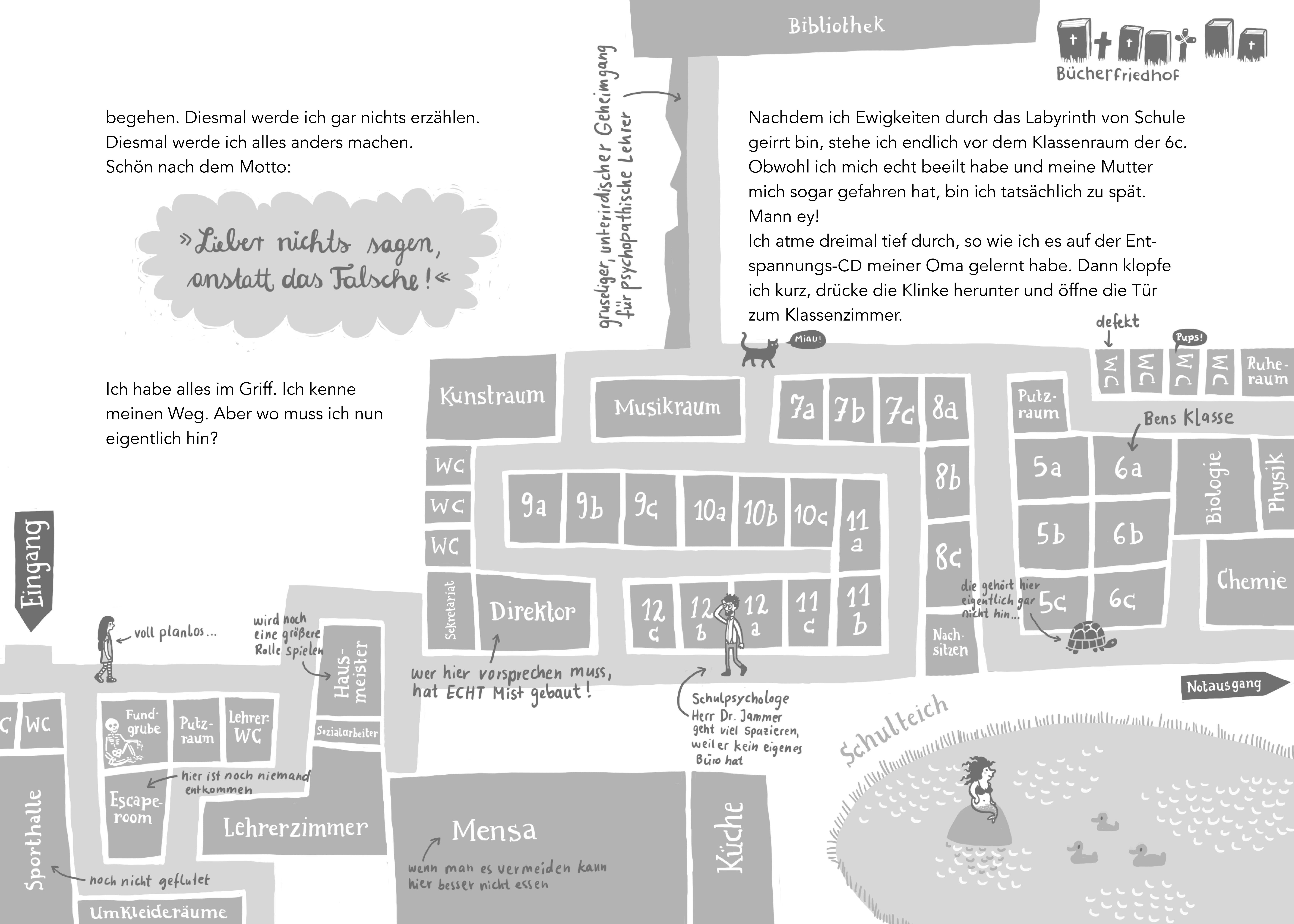 Beispielinhalt (Bild) Unheimlich peinlich - Das Tagebuch der Ruby Black