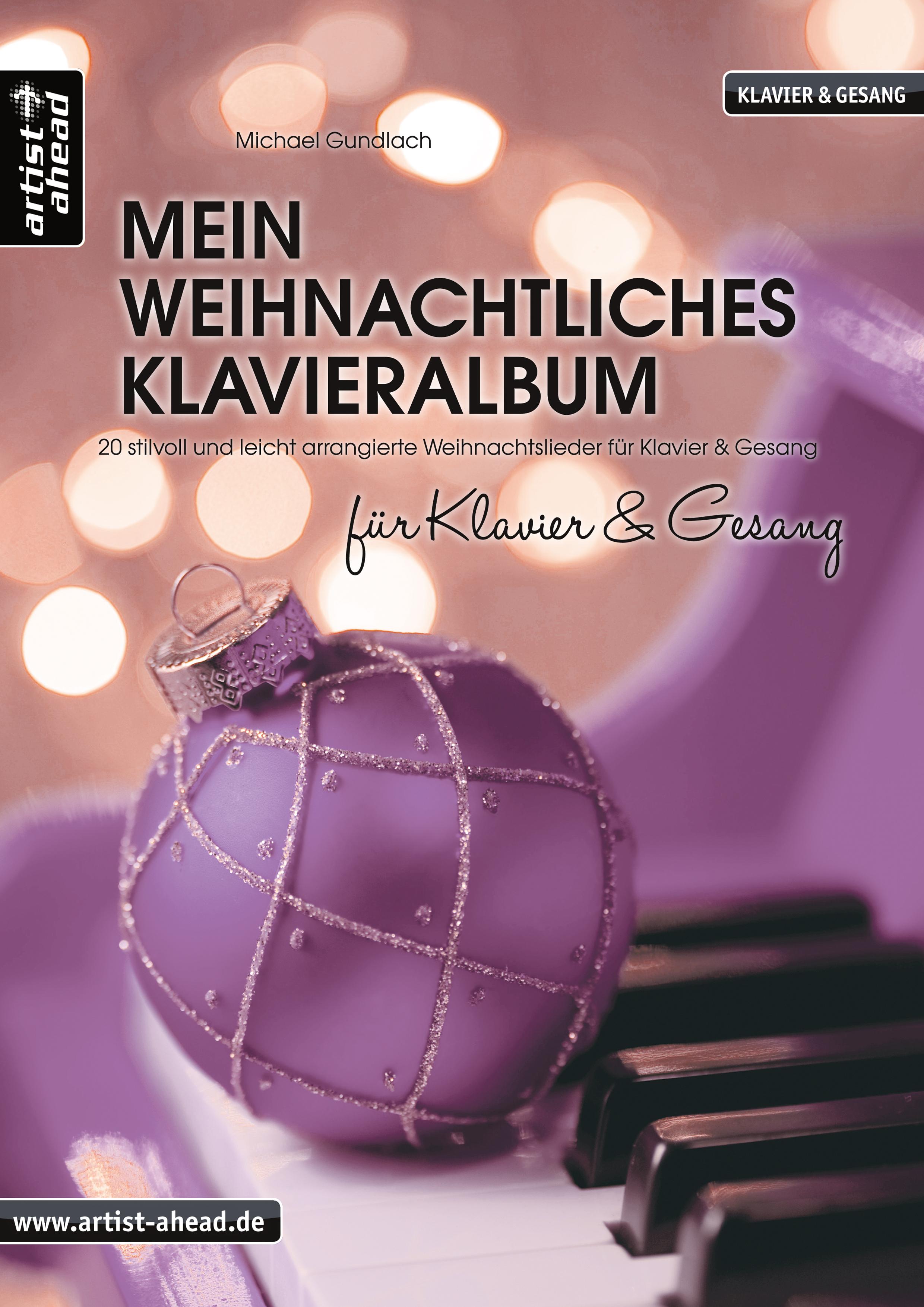 Vorderes Coverbild Mein weihnachtliches Klavieralbum für Klavier & Gesang