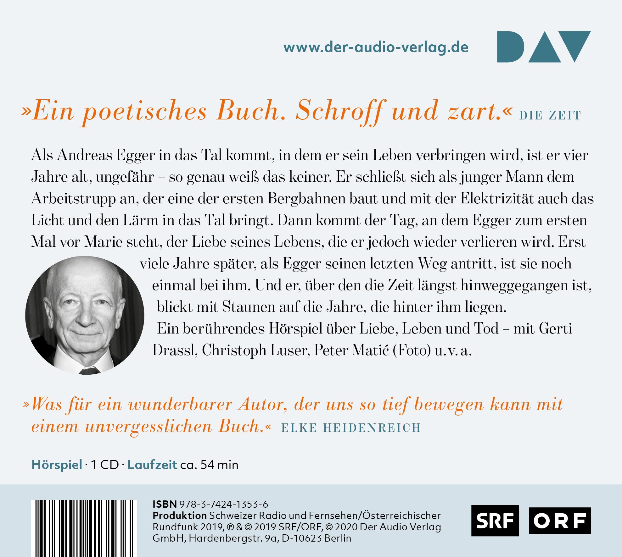Rückseitencover Ein ganzes Leben