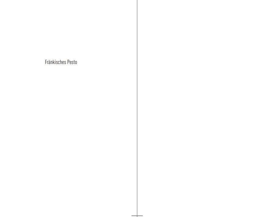Beispielinhalt (Bild) Fränkisches Pesto