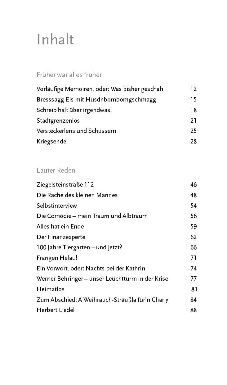 Beispielinhalt (Bild) Früher war alles früher