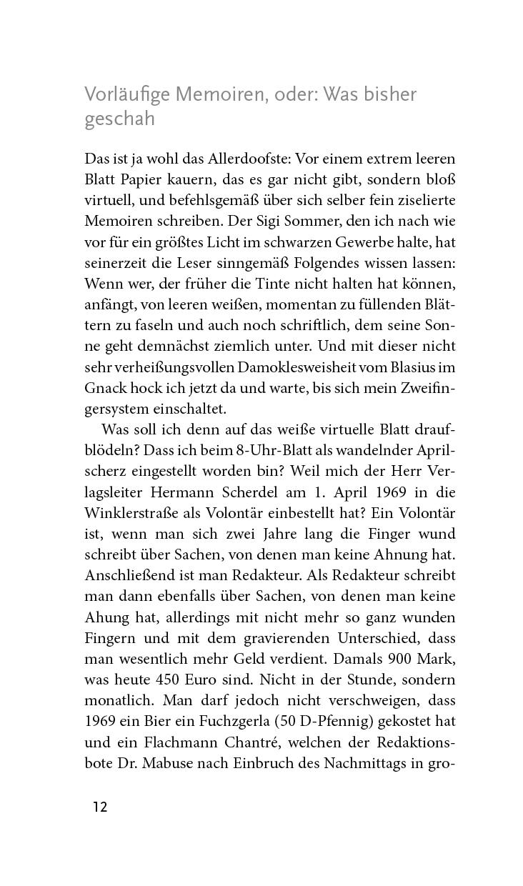 Beispielinhalt (Bild) Früher war alles früher