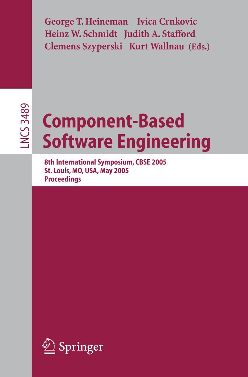 Vorderes Coverbild Component-Based Software Engineering