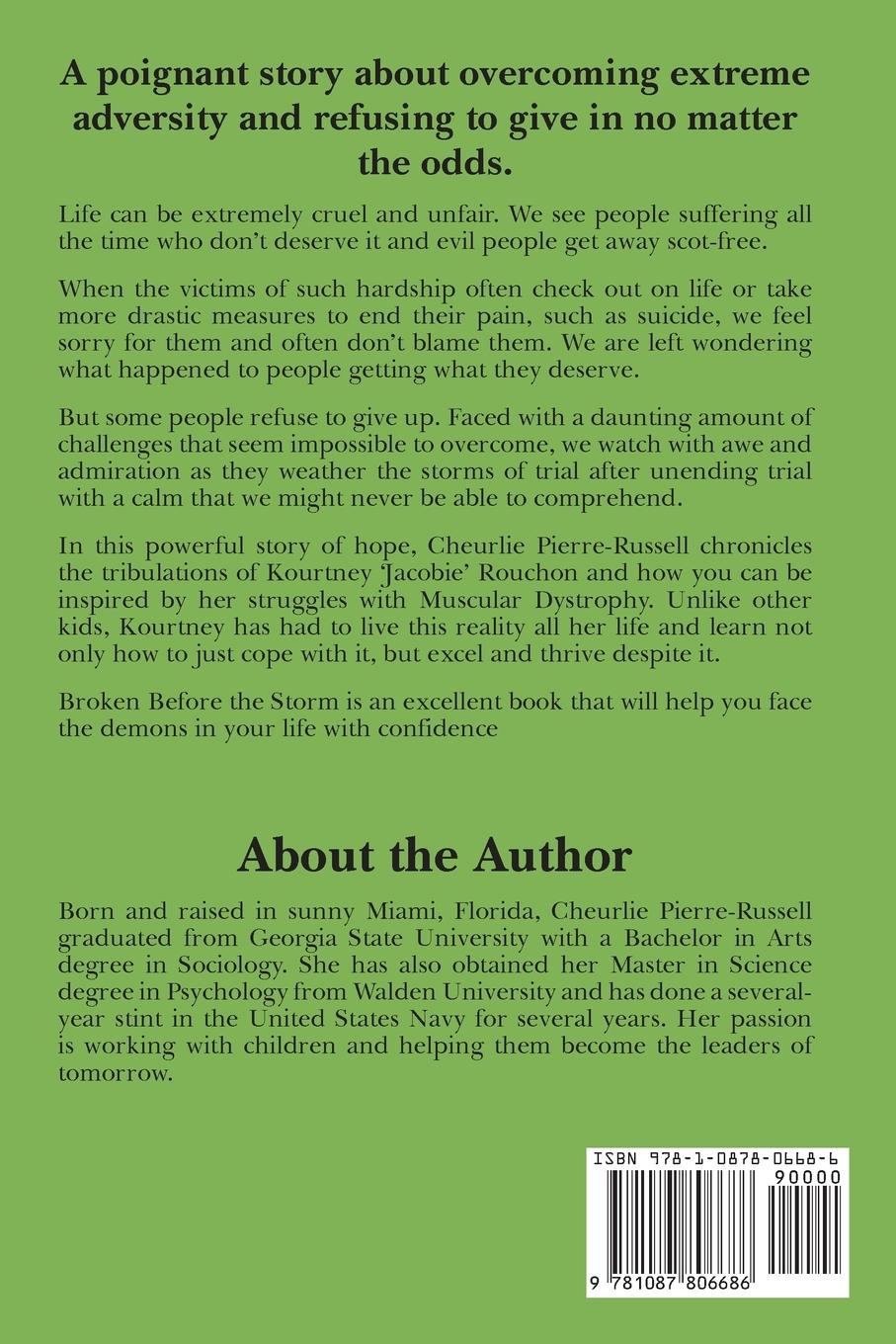 Rückseitencover Broken Before the Storm