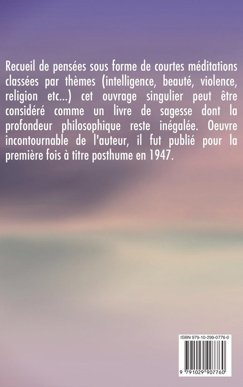 Rückseitencover La Pesanteur et la Grâce