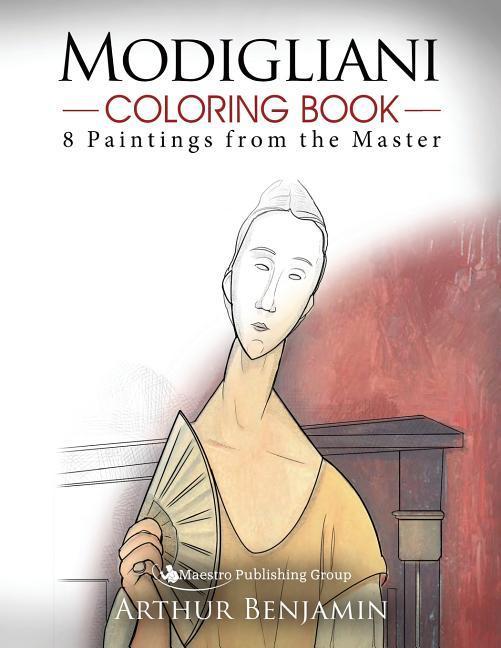 Vorderes Coverbild Modigliani Coloring Book: 8 Paintings from the Master