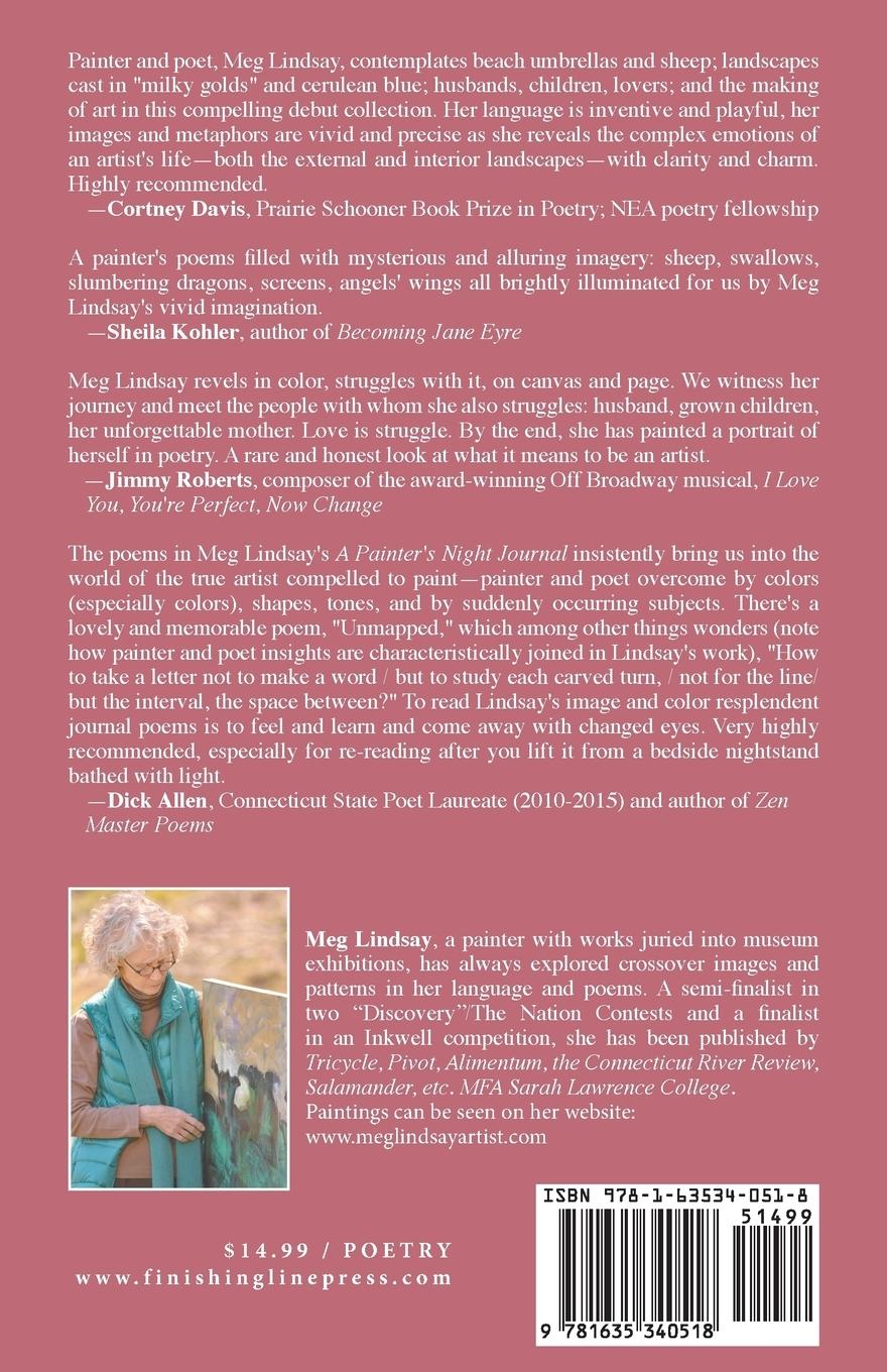 Rückseitencover A PAINTER'S NIGHT JOURNAL