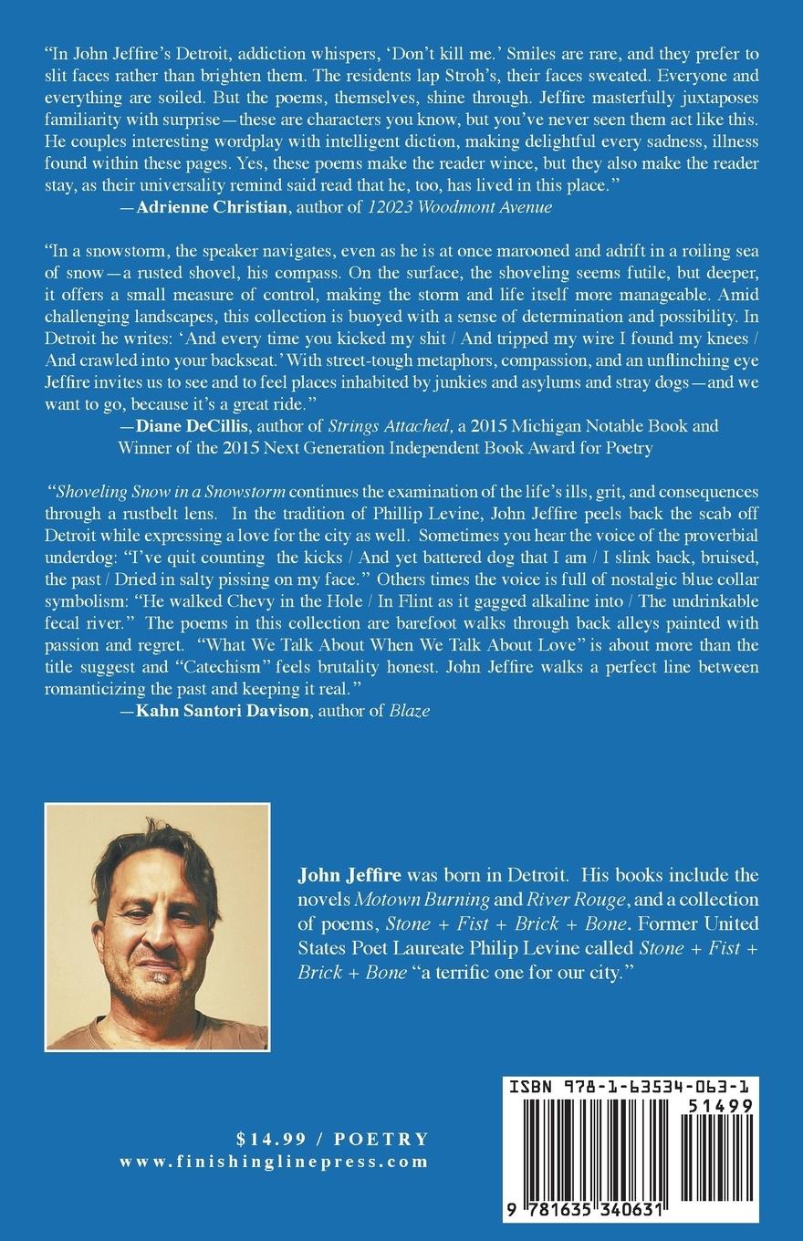 Rückseitencover Shoveling Snow in a Snowstorm