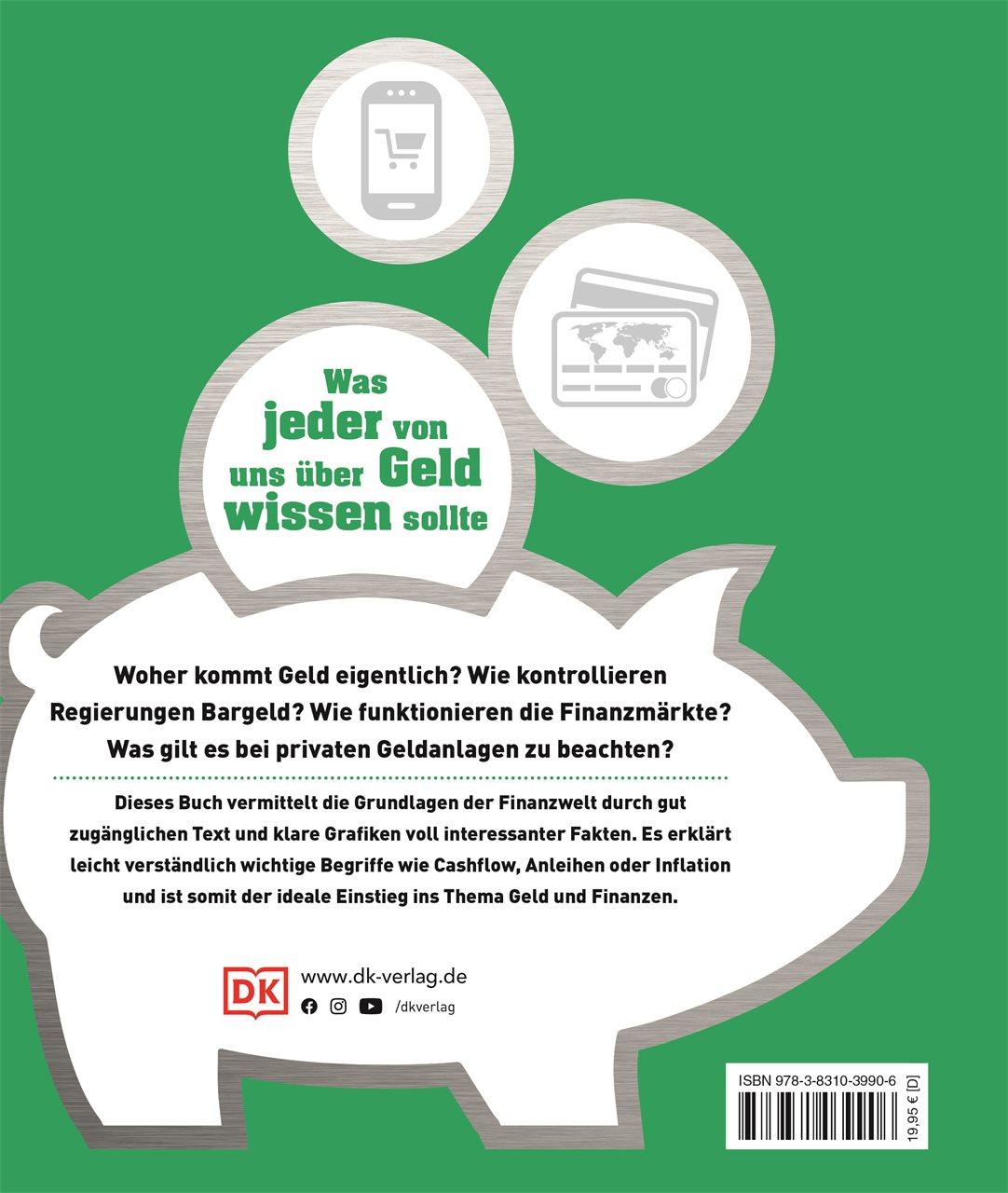 Rückseitencover #dkinfografik. Geld und Finanzen