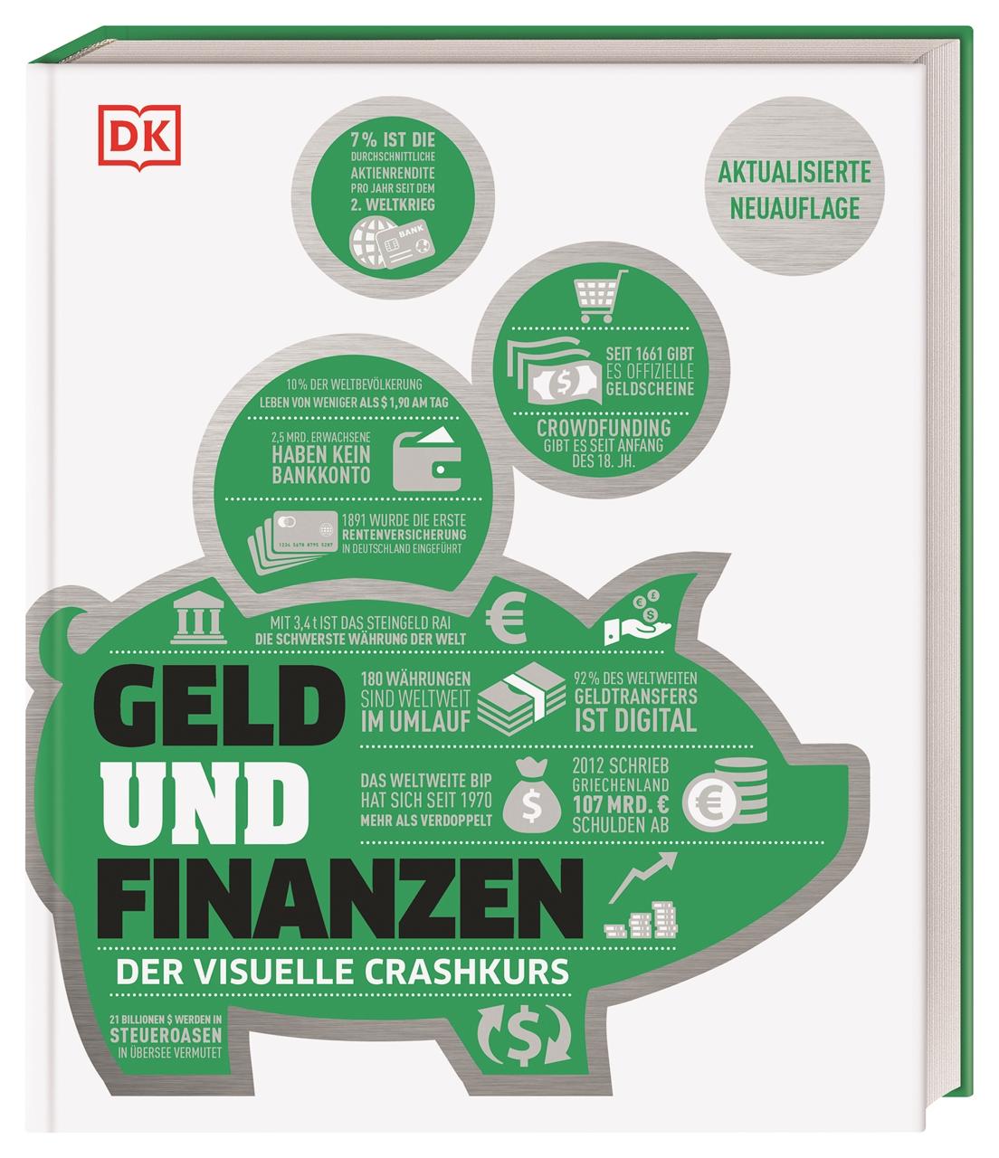 Vorderes Coverbild #dkinfografik. Geld und Finanzen