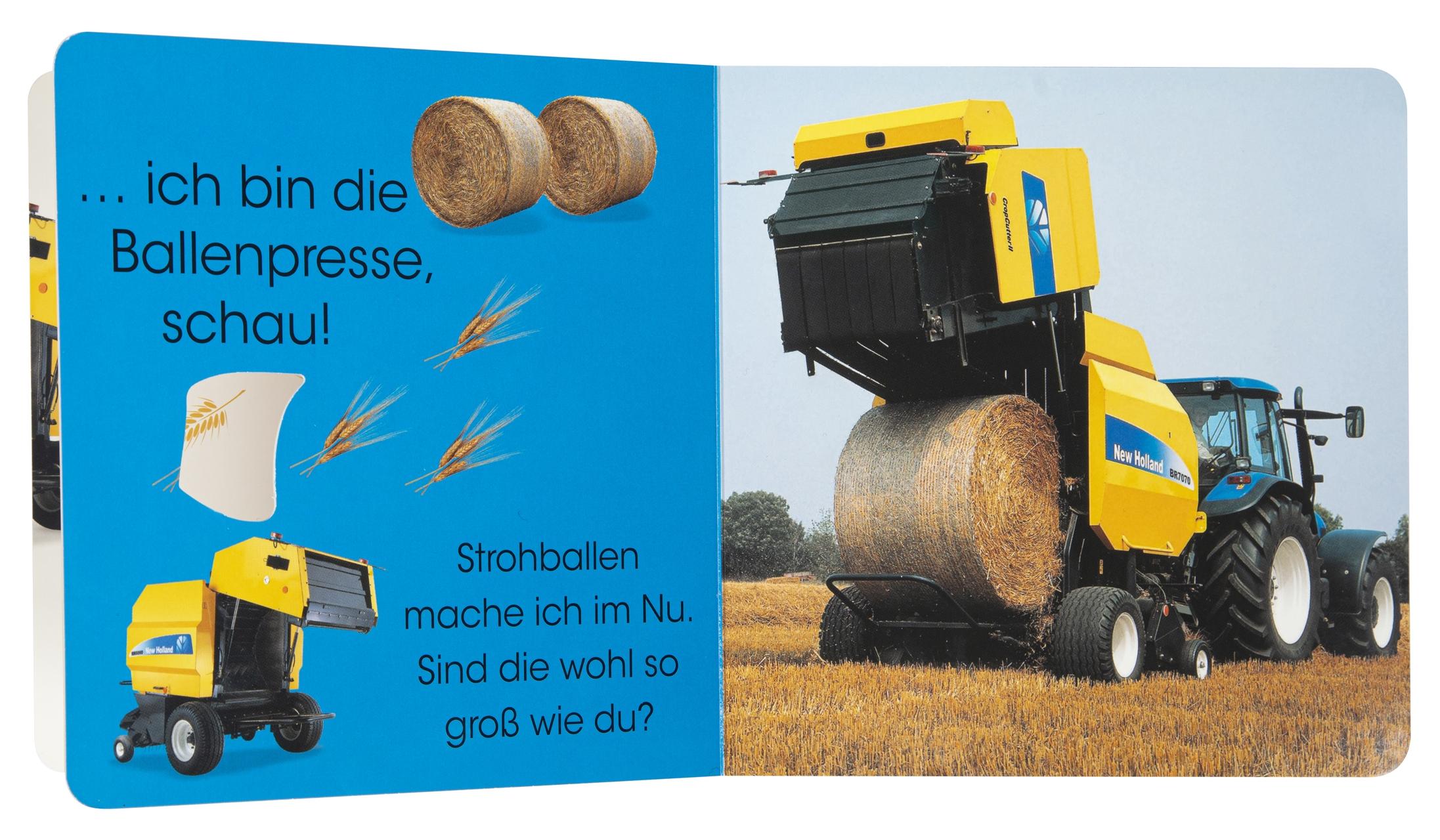 Beispielinhalt (Bild) Wer versteckt sich da. Traktor