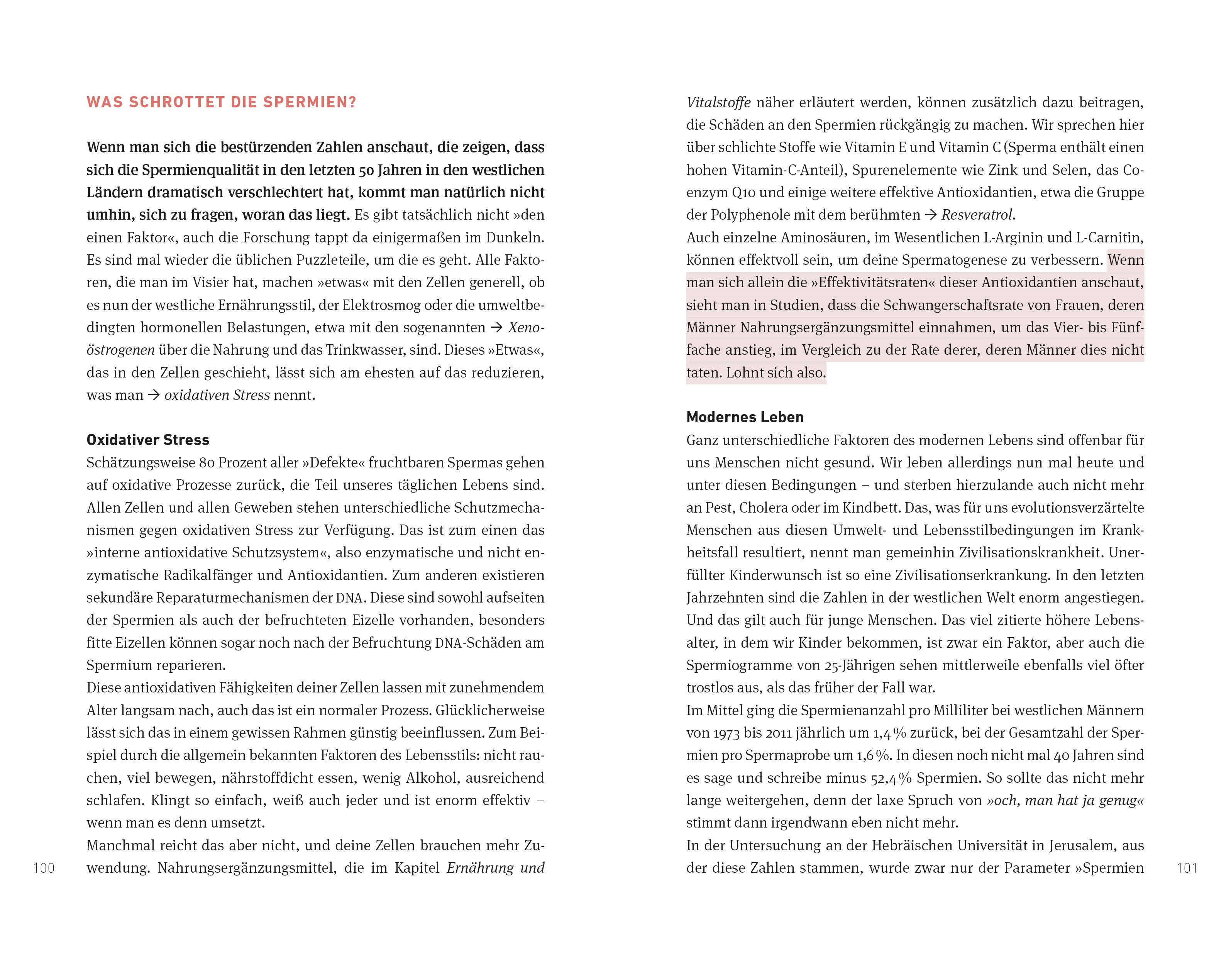 Beispielinhalt (Bild) Schwanger werden